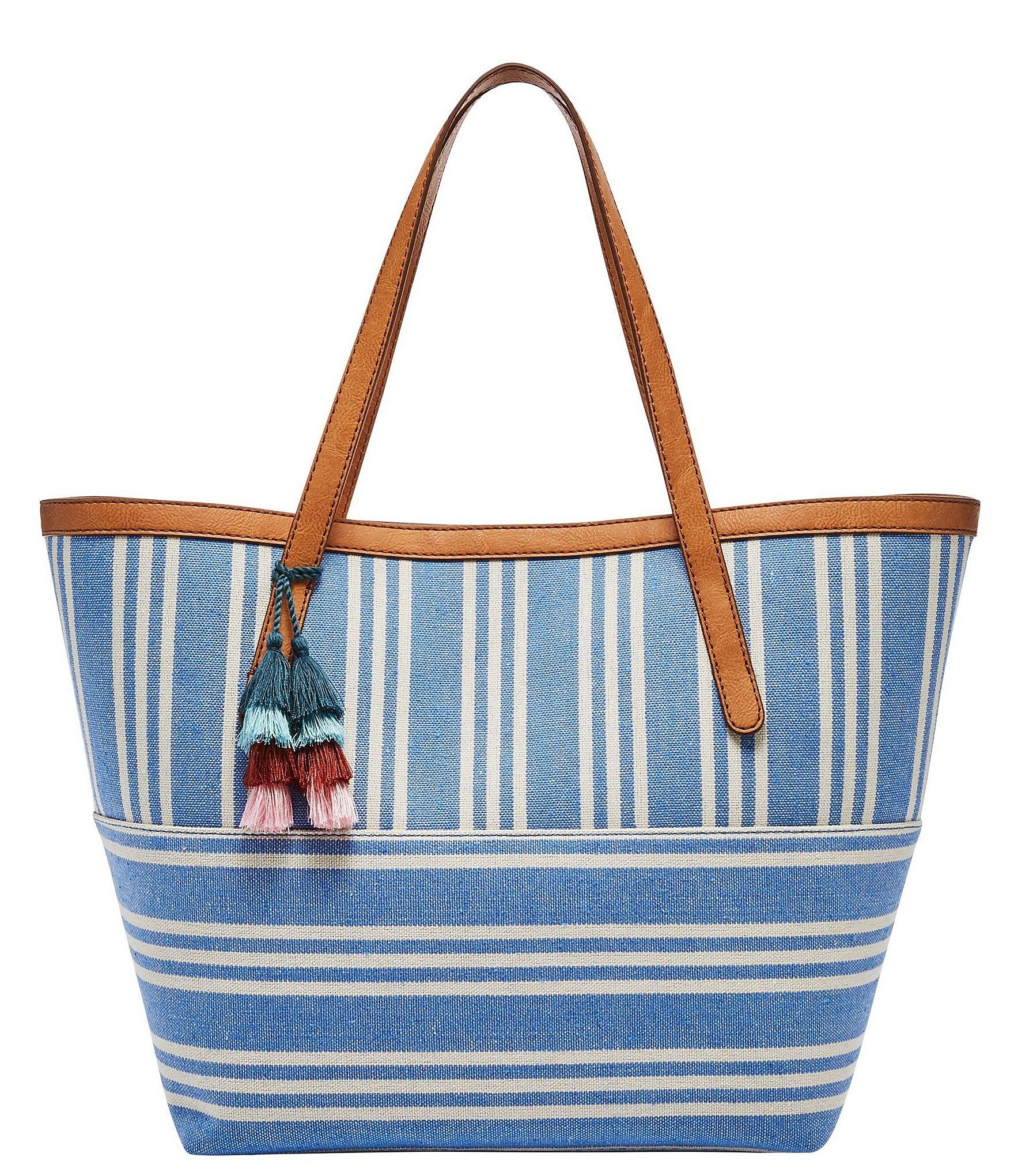 fossil beach bag