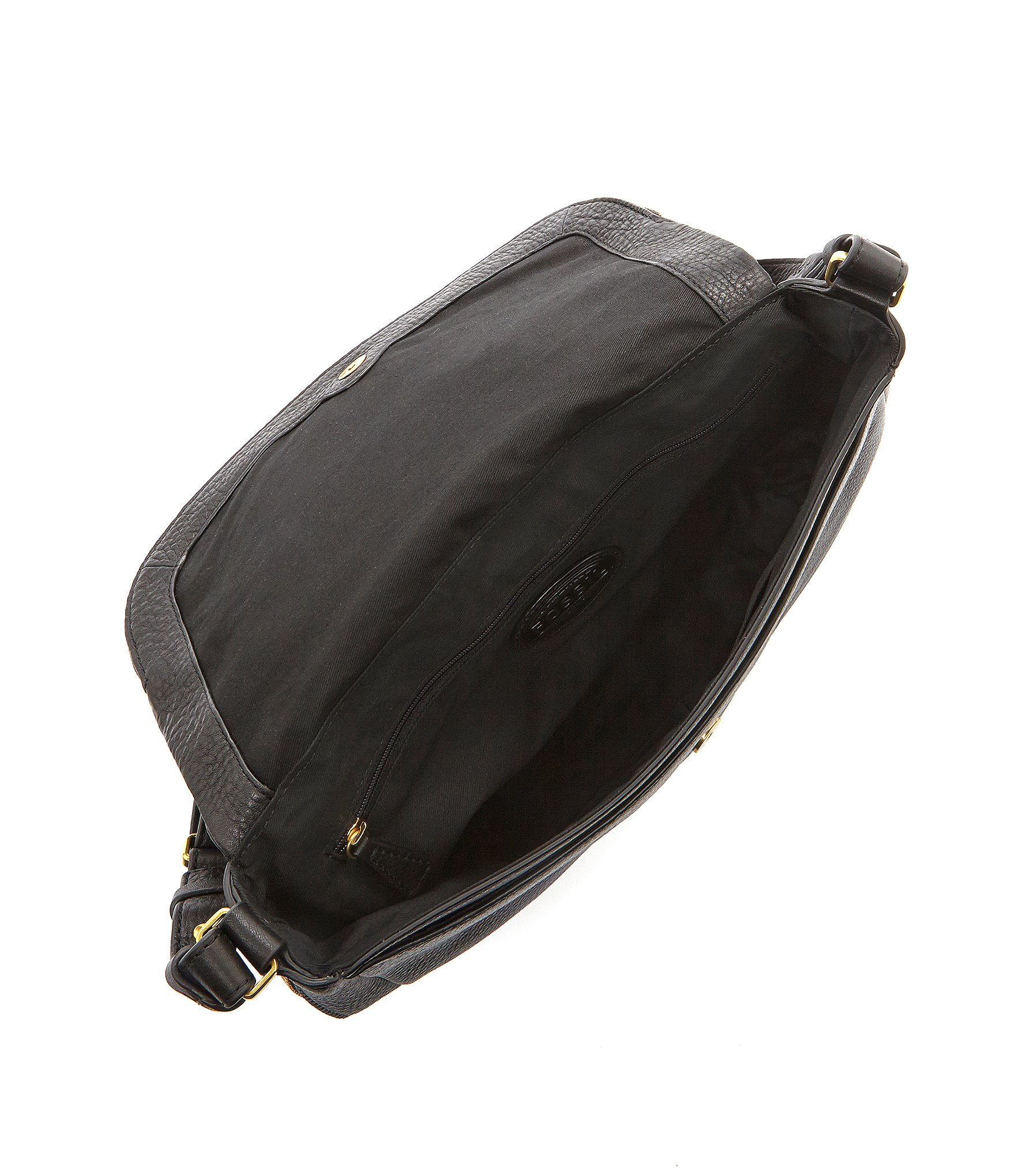Fossil Sydney Leather Crossbody Bag in Black | Lyst