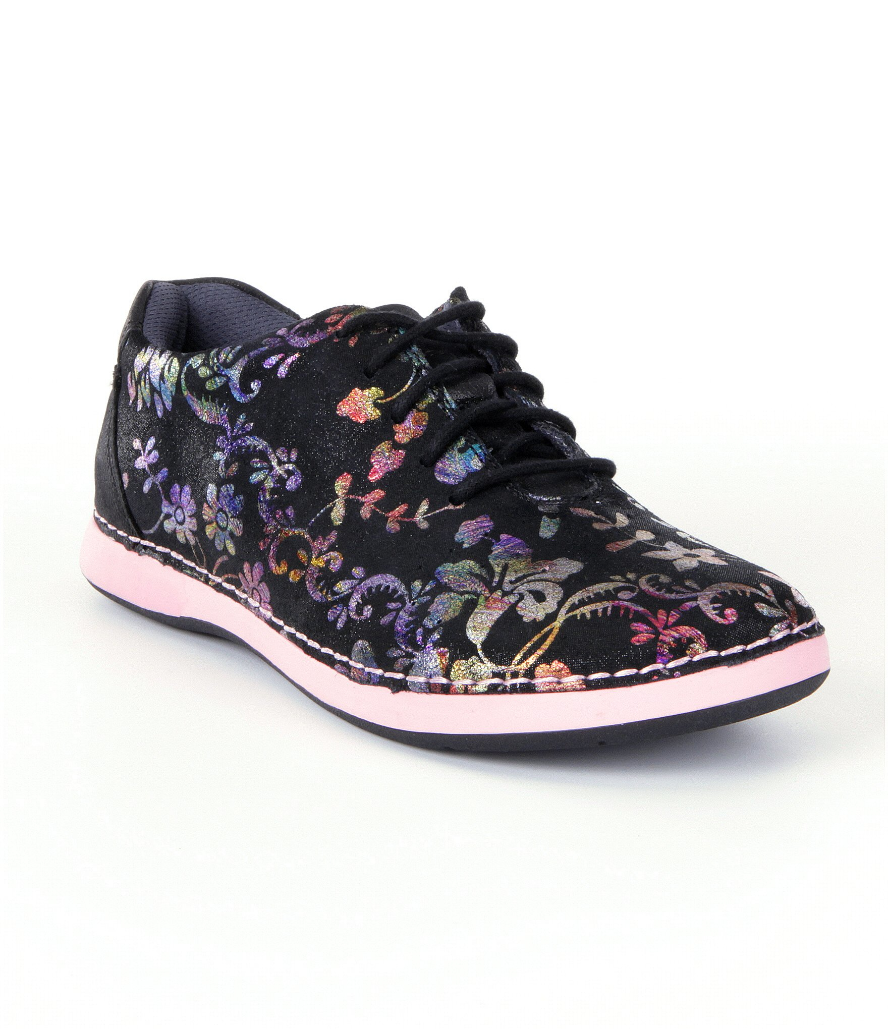 Lyst - Alegria Essence Lace-up Leather Walking Shoes in Black