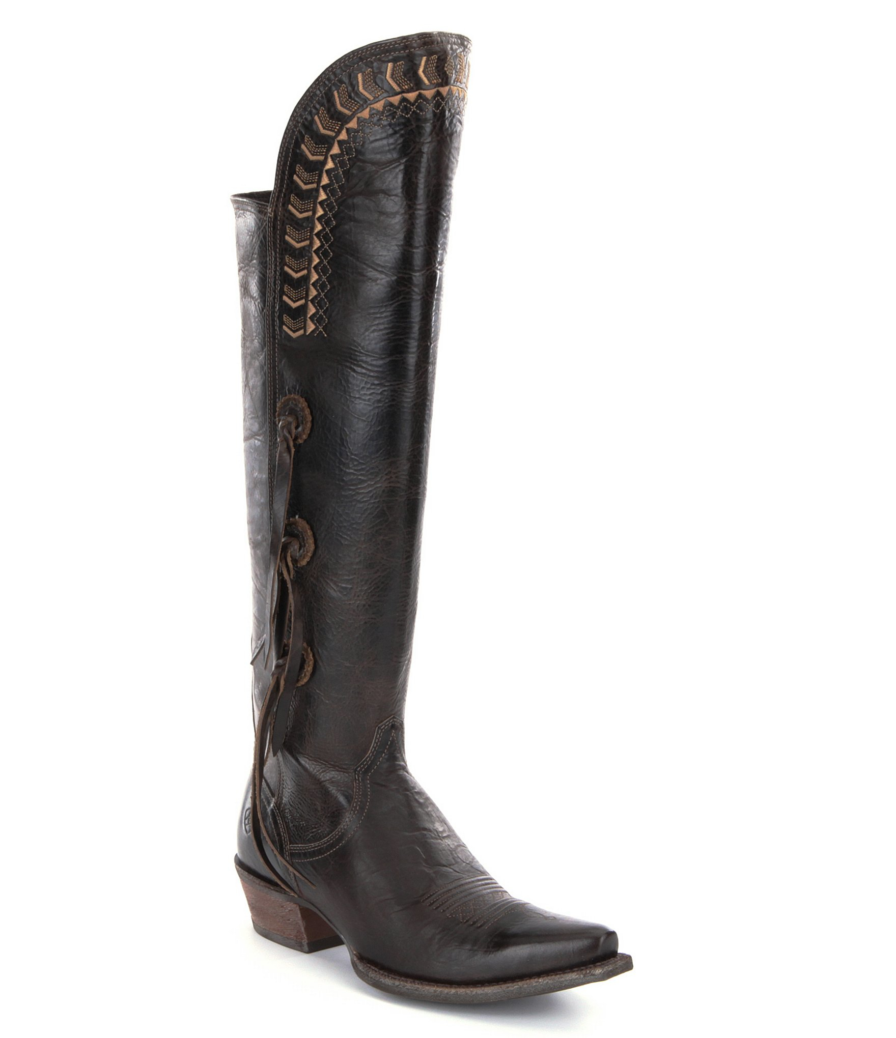 Lyst - Ariat Tallulah Over The Knee Boots in Black