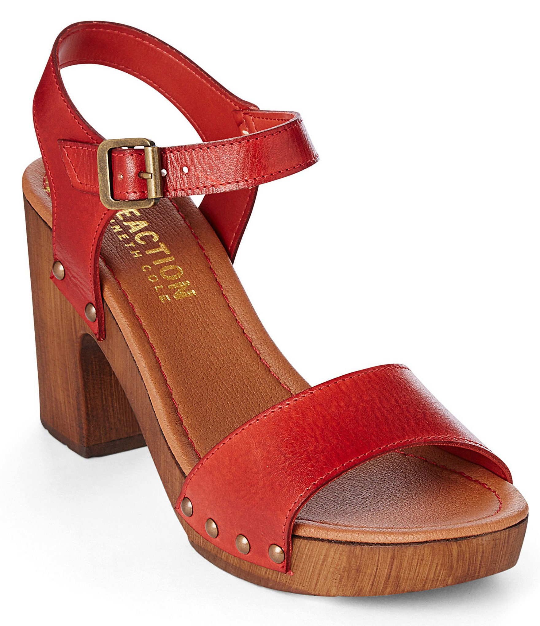 kenneth cole red sandals