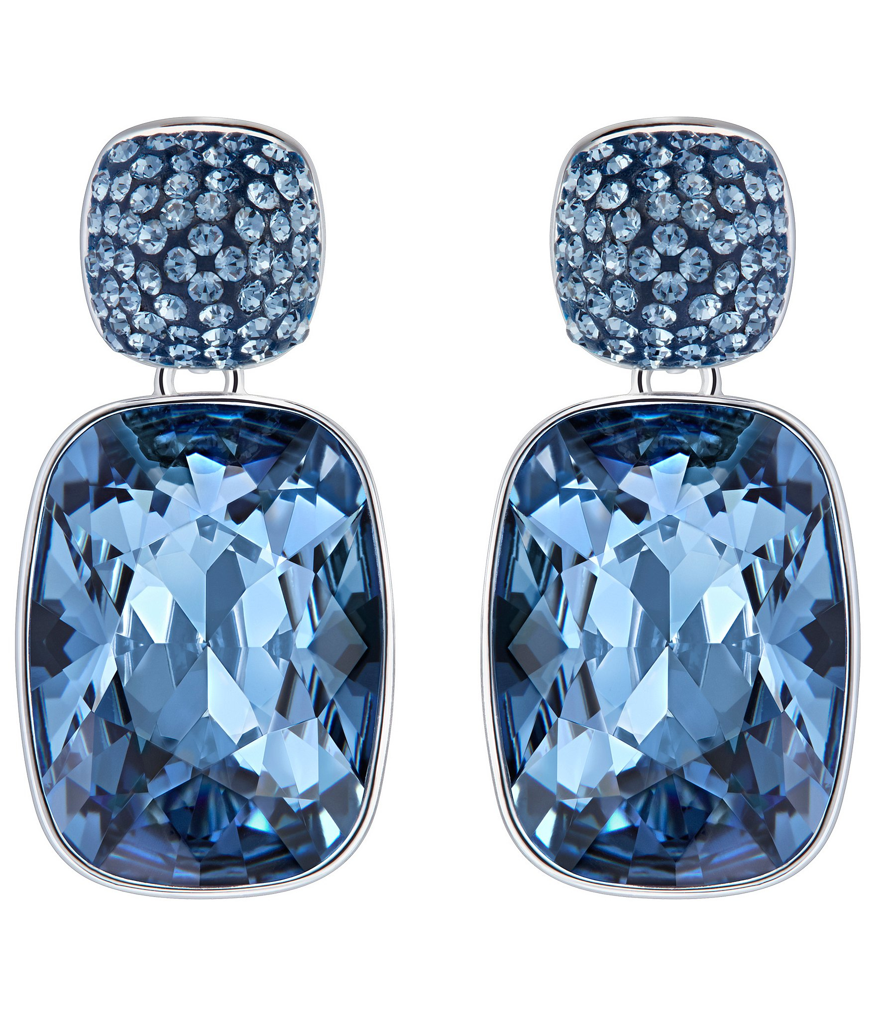 Swarovski silver earrings Clearance