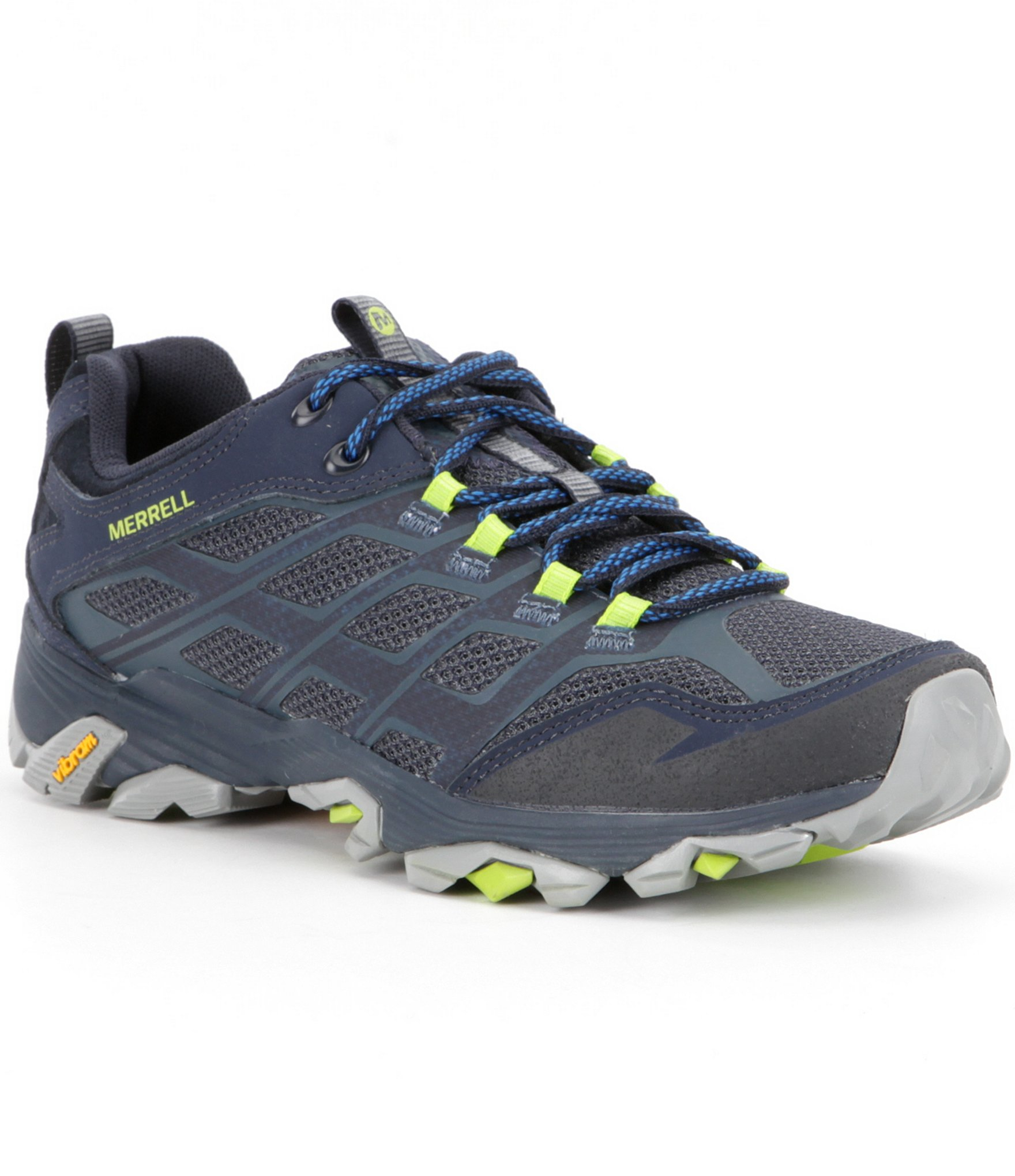 Merrell Moab Fst Hiking Shoes in Blue for Men | Lyst