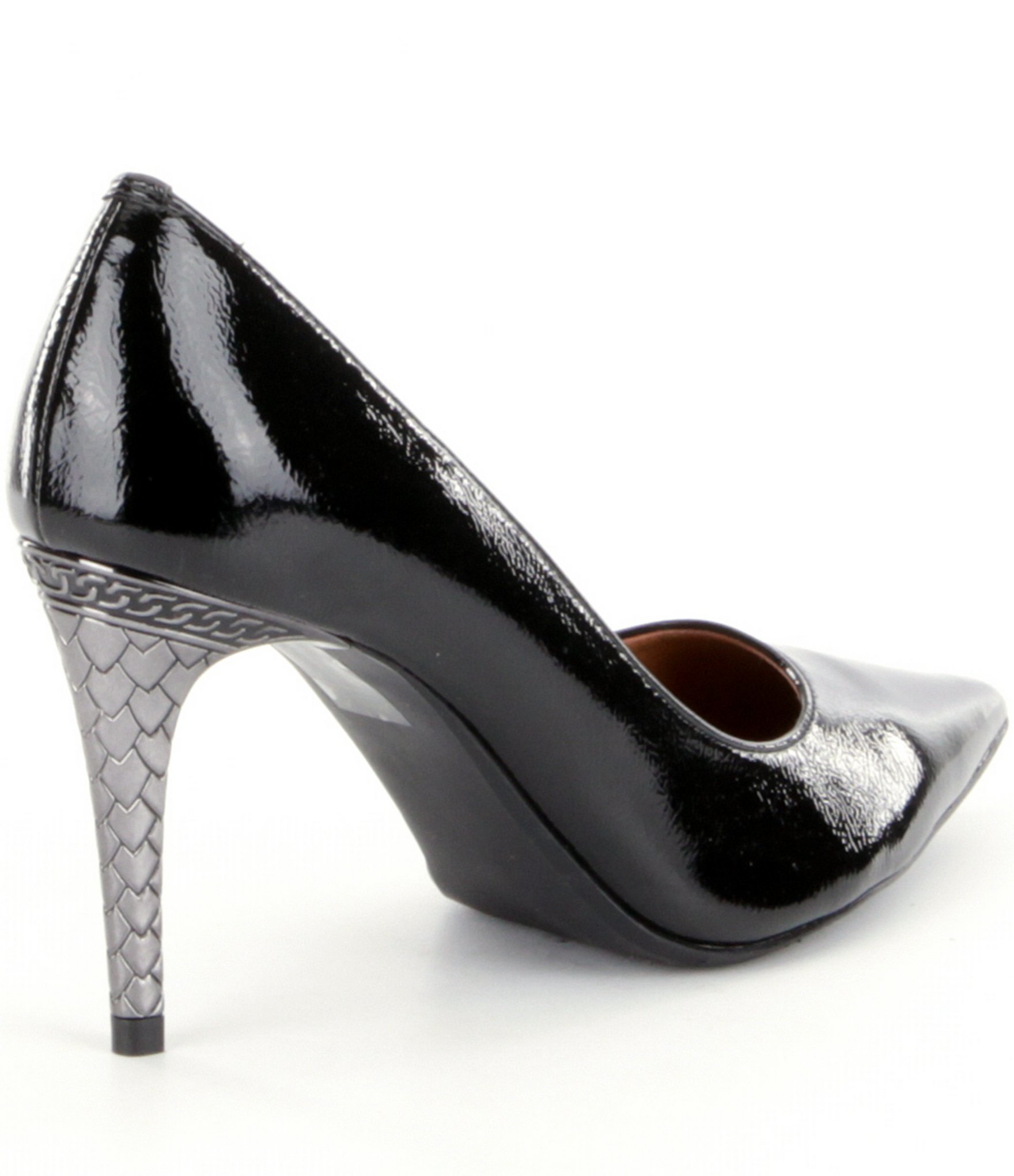 Lyst J. Reneé Maressa Pearlized Patent Metal Embossed