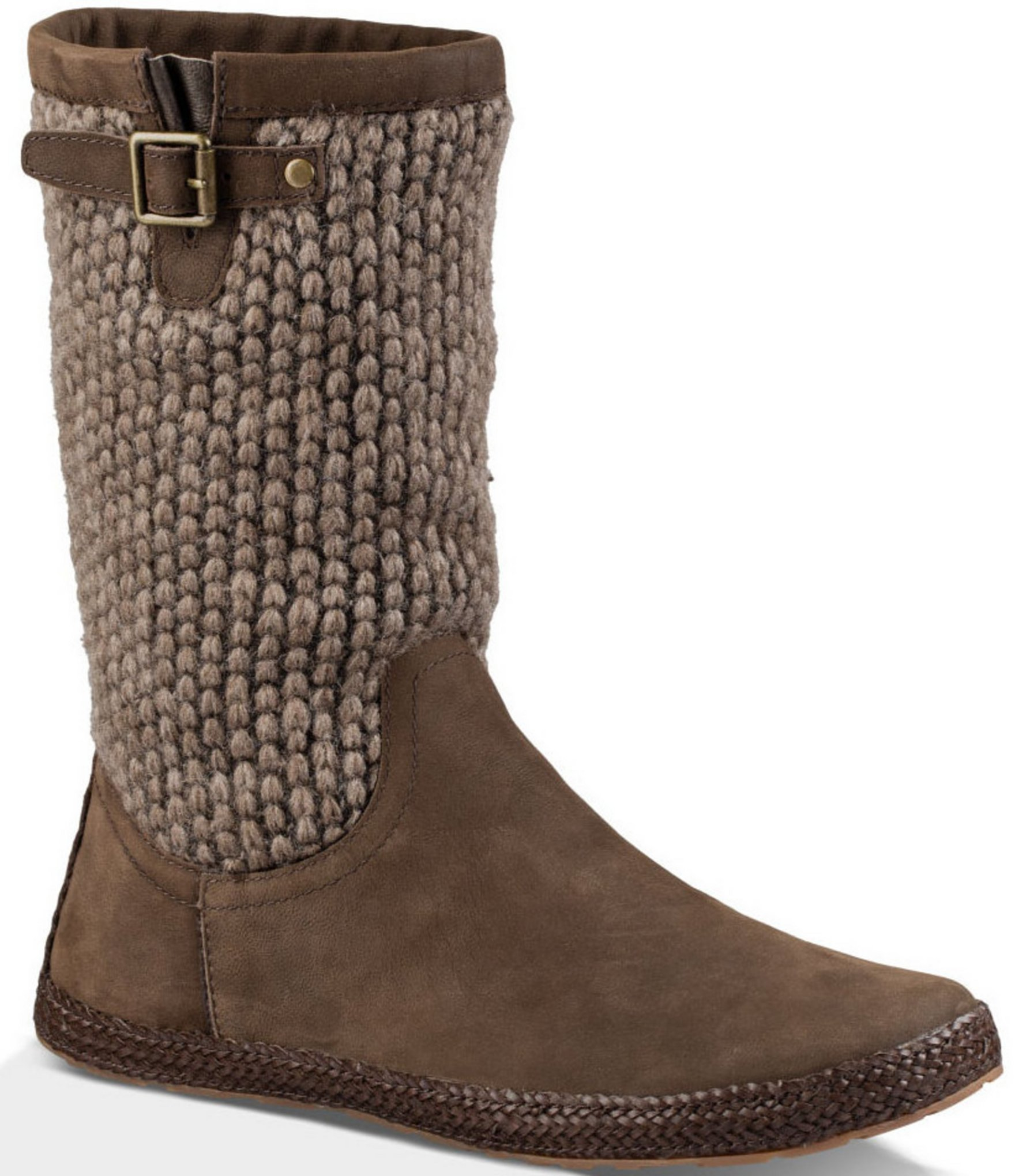 Ugg Lyza Leather Boots in Brown | Lyst