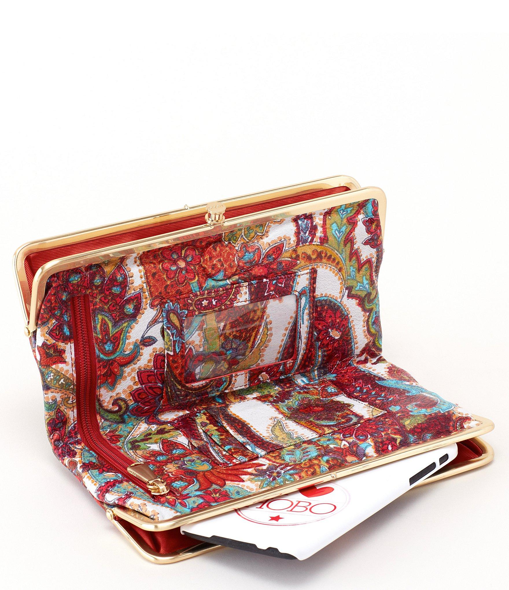 Lyst - Hobo Original Lauren Paisley Double-frame Clutch Wallet in Red