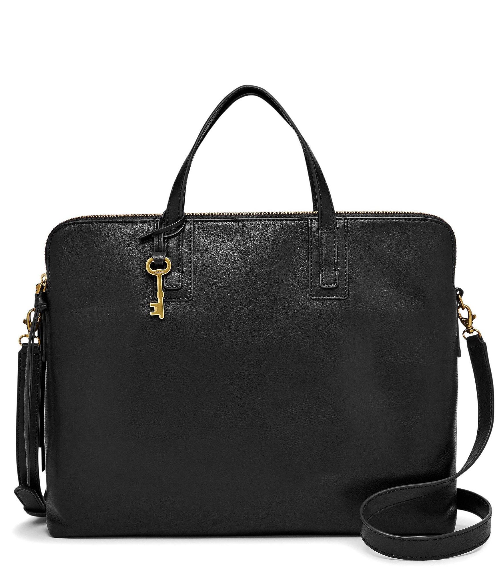 Lyst Fossil Emma Laptop Bag in Black