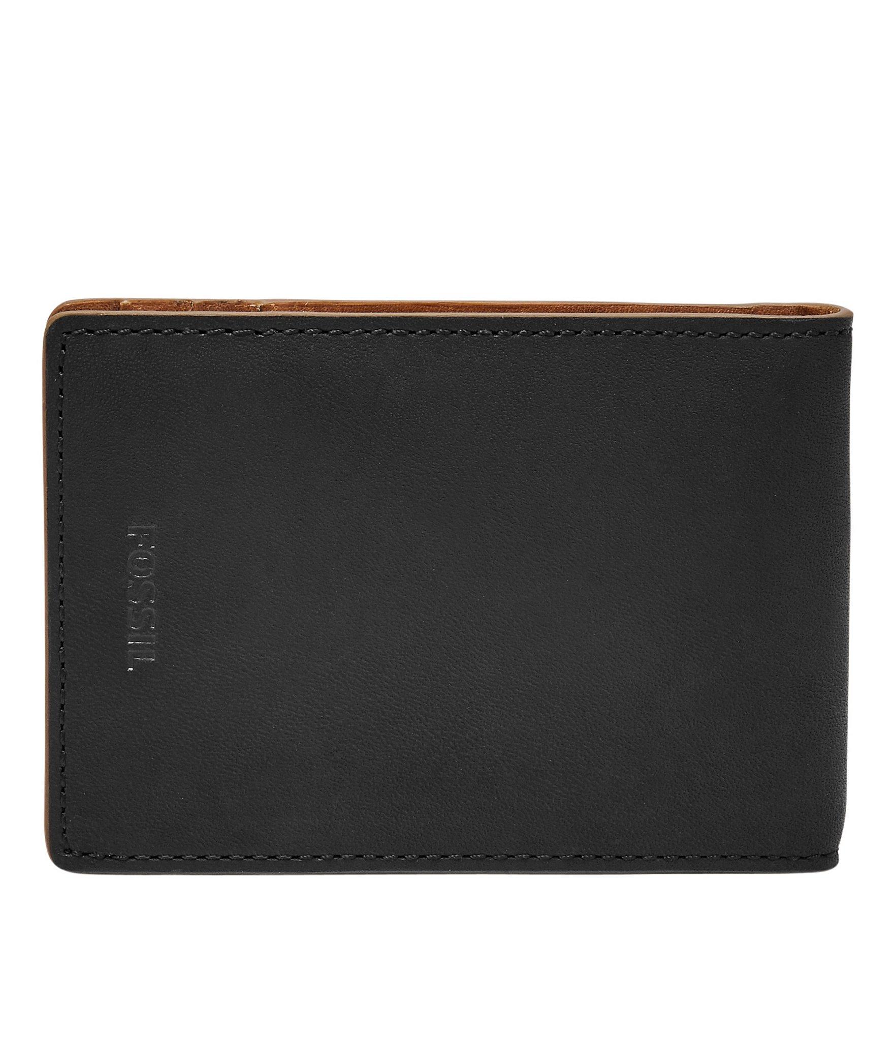 Fossil Men's Money Clip Bifold Wallet Ahoy Comics