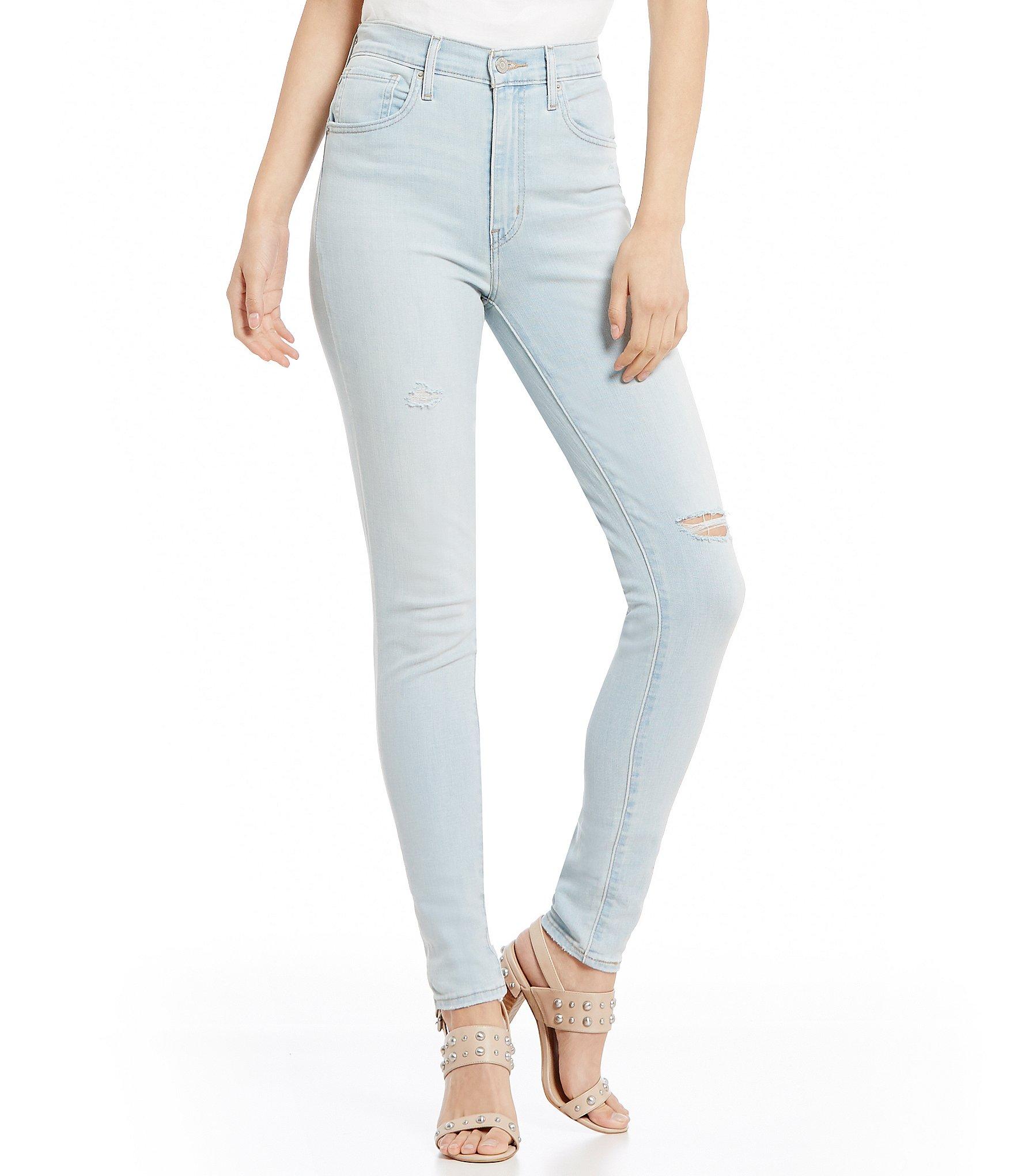 levis jeans mile high super skinny