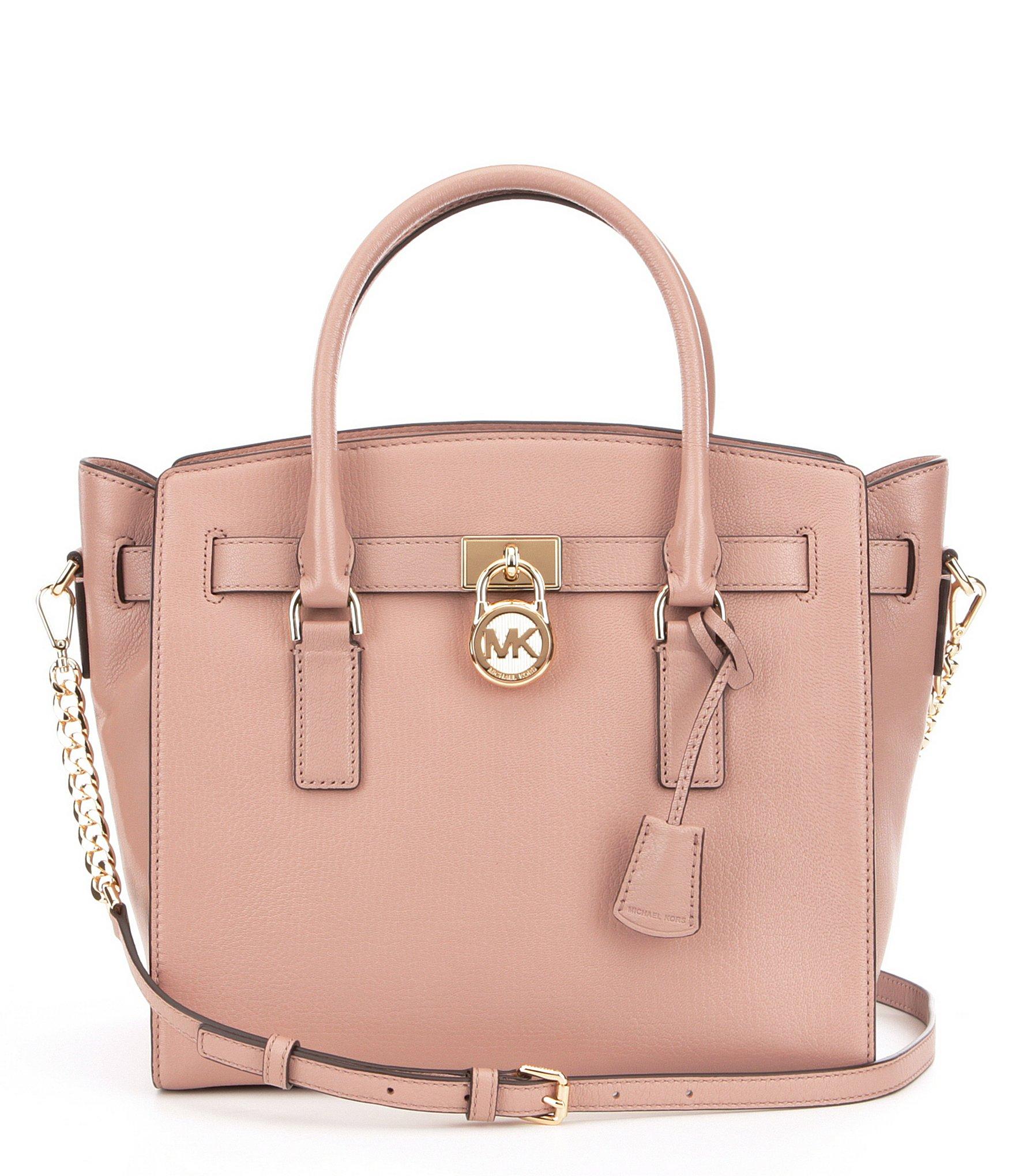 Lyst - Michael Michael Kors Studio Hamilton Large East/west Satchel in Pink