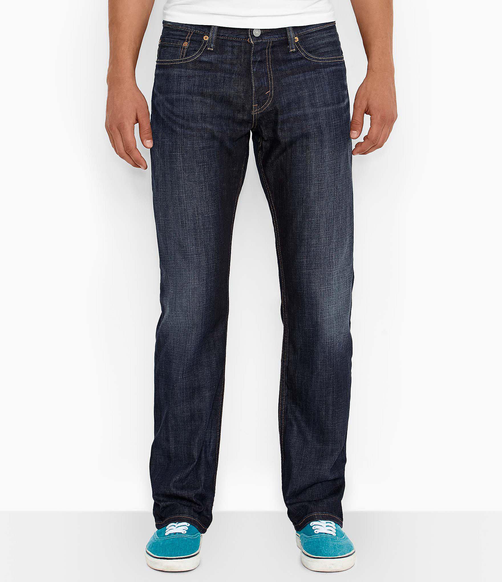 Lyst - Levi's 514 Straight-fit Jeans in Black for Men