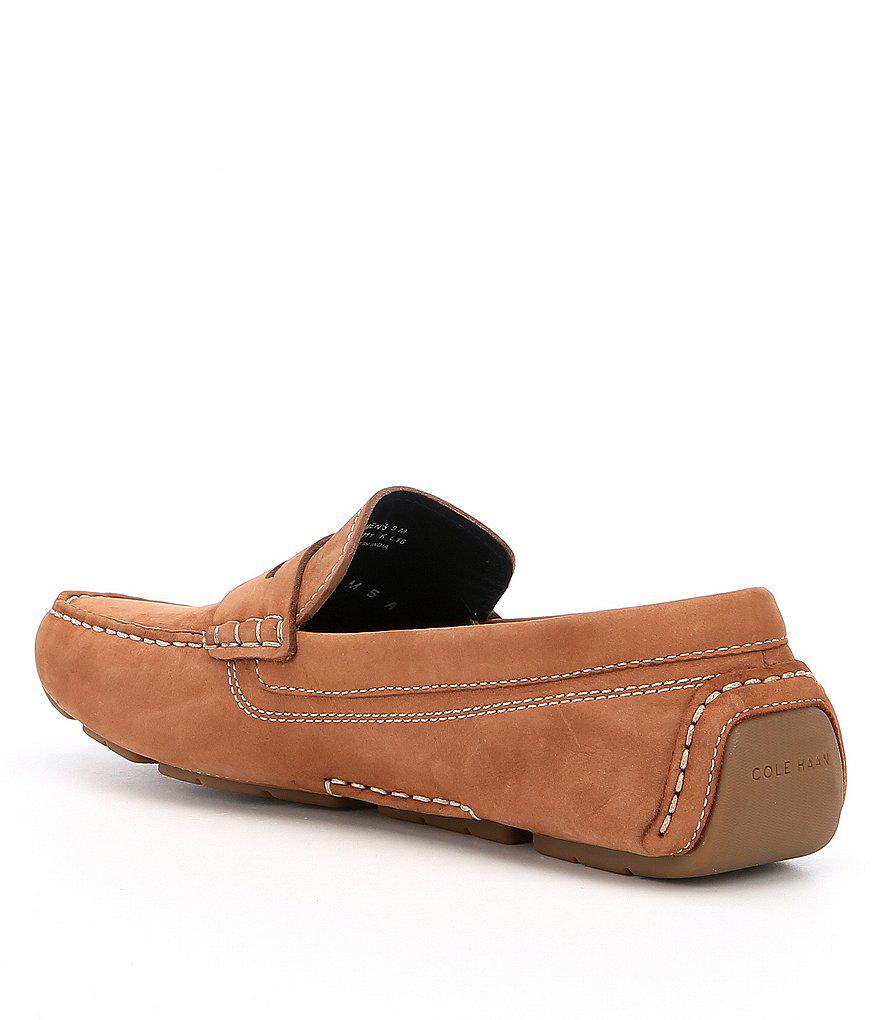 cole haan mens suede loafers