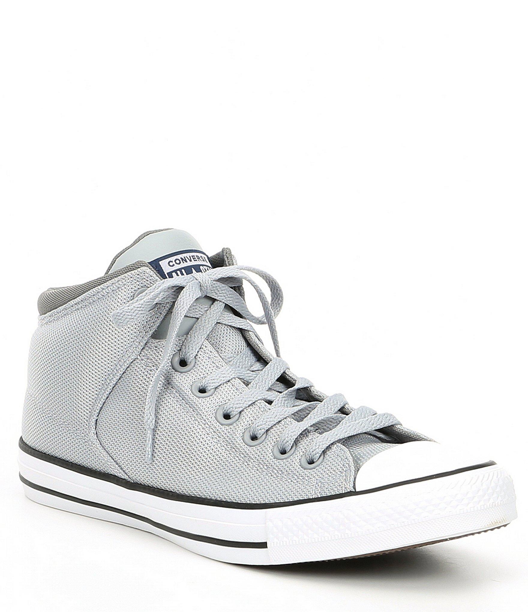 converse grey high cut