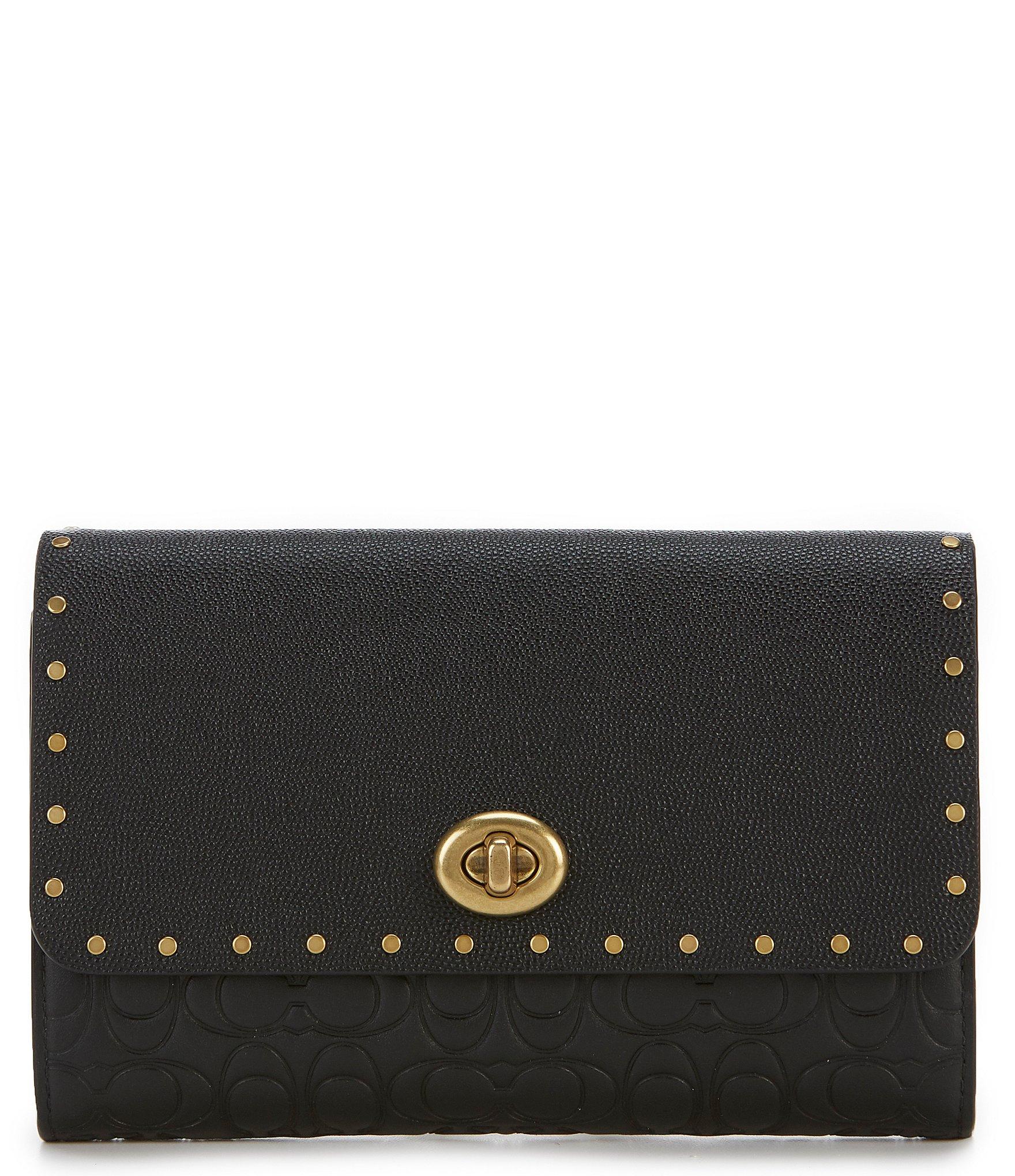 Coach Marlow Rivets Leather Crossbody Bag IUCN Water