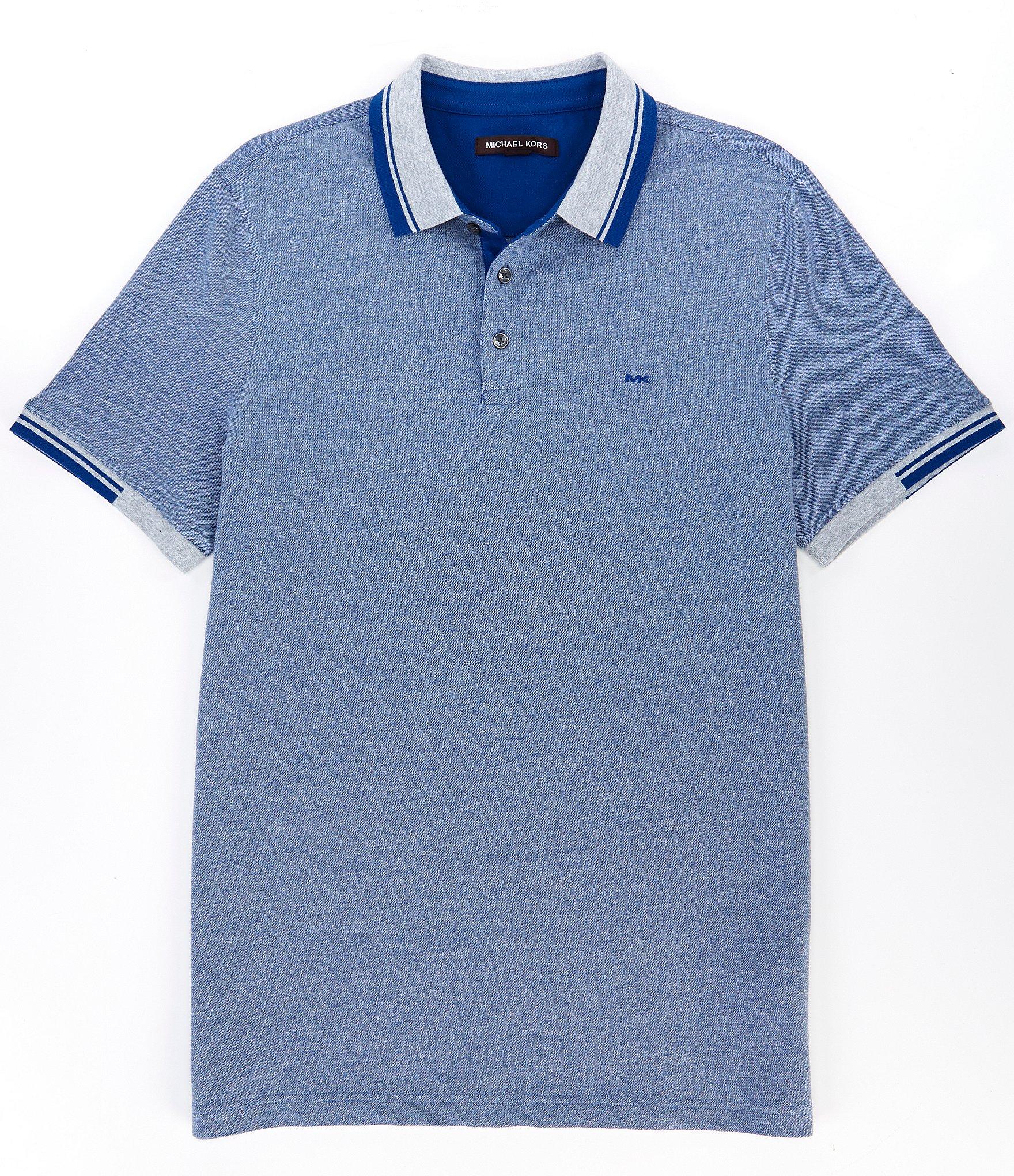 Michael Kors Outside Greenwich Short-sleeve Polo Shirt in Blue for Men ...