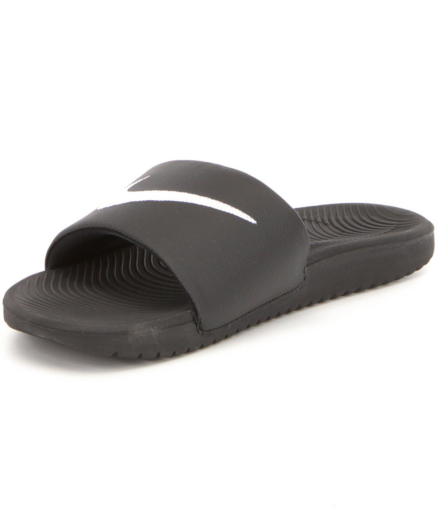 Lyst - Nike Men ́s Kawa Synthetic Cushioned Sole Slide On Banded ...