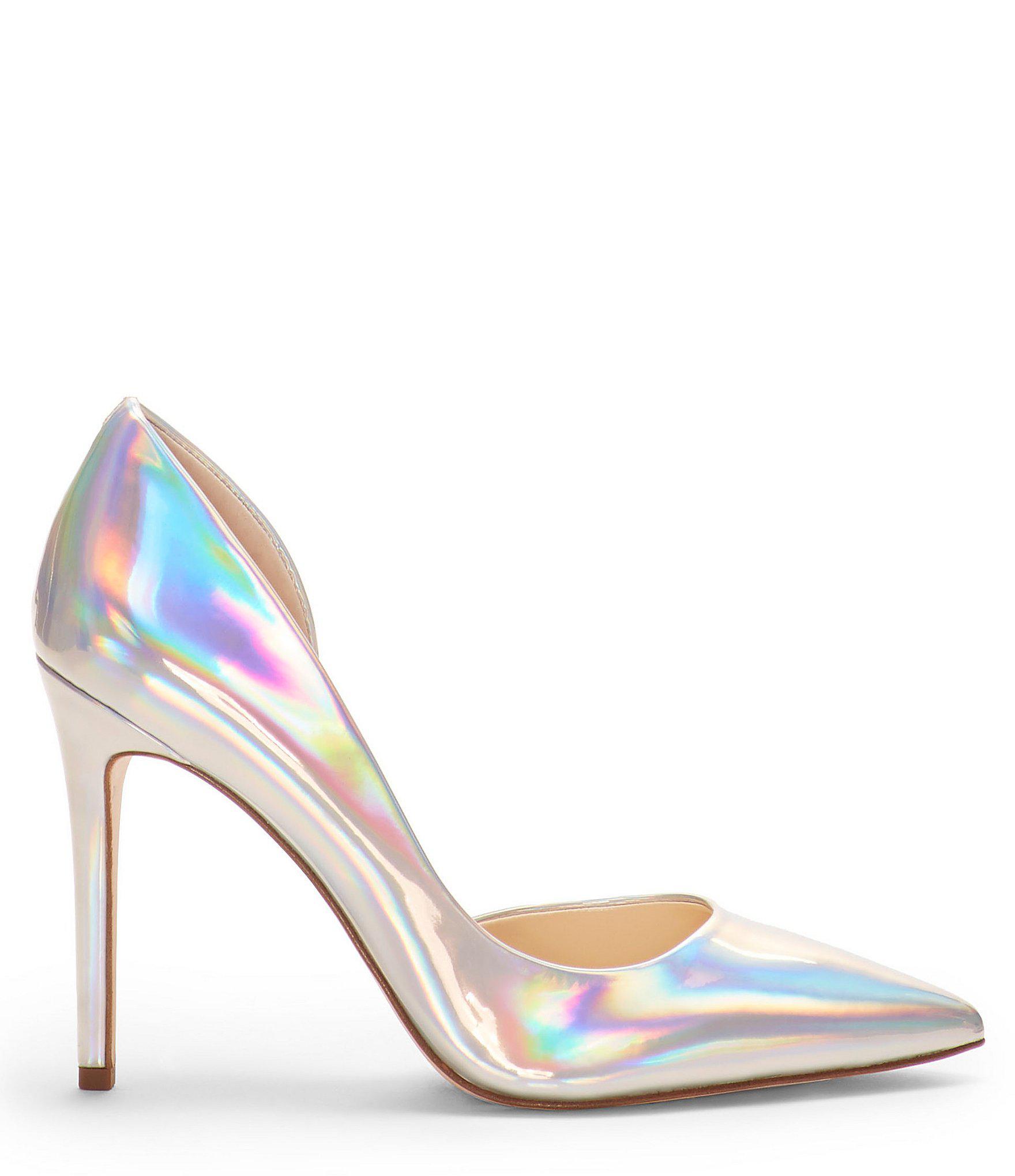 jessica simpson iridescent shoes