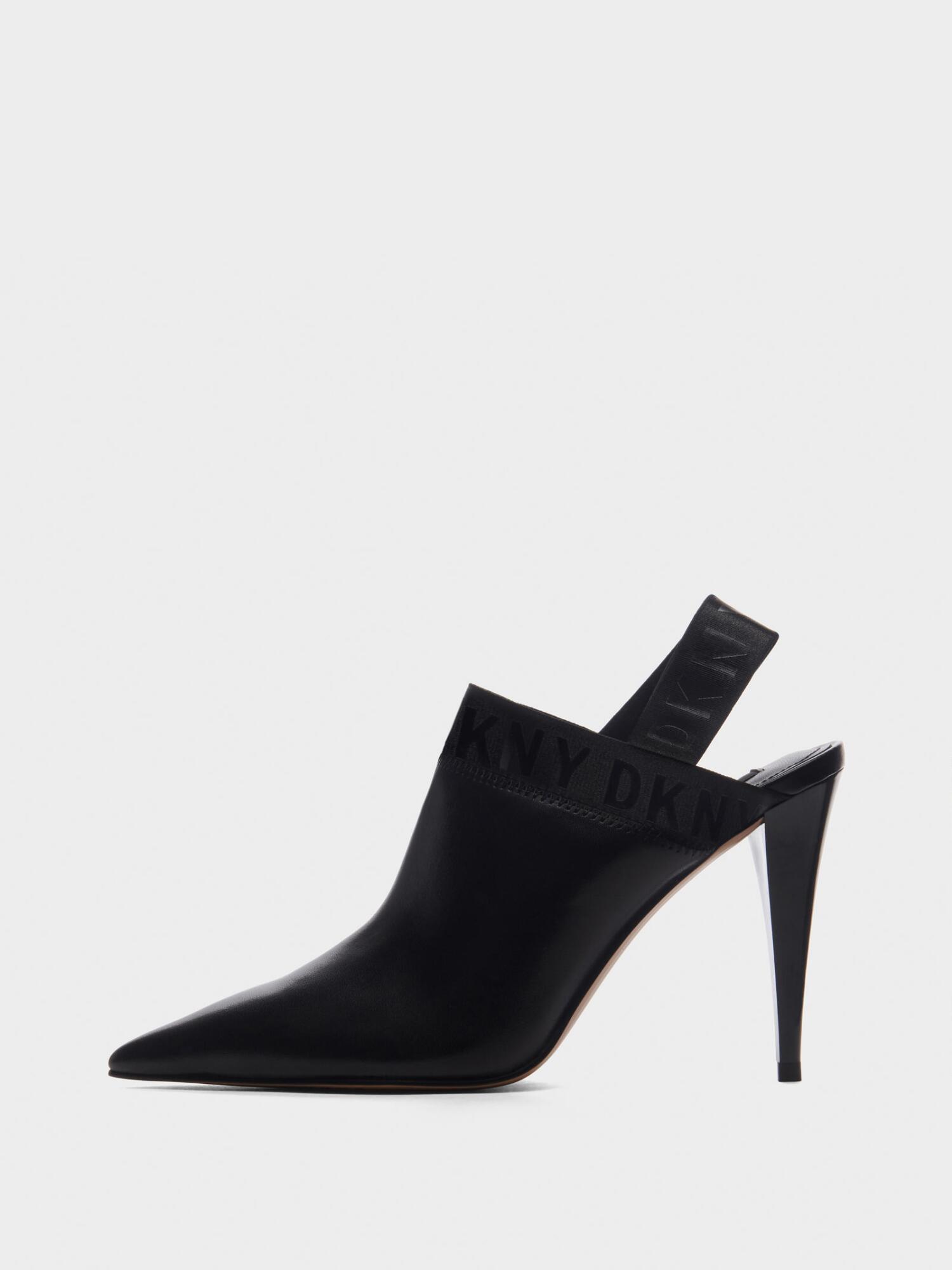 dkny mules black