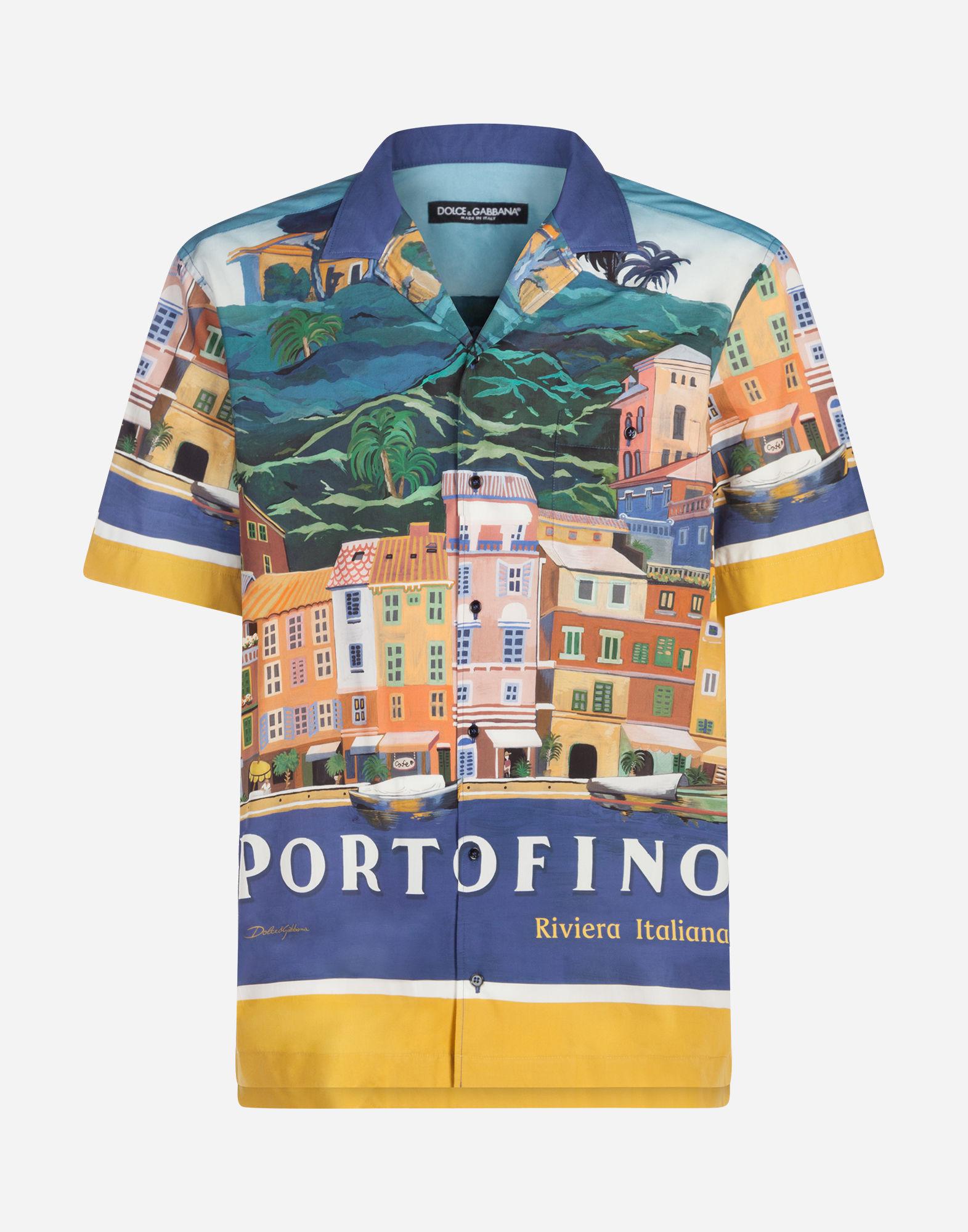 2019 year - Dolce Gabbana Sport Print Riviera Shirt 2019 year