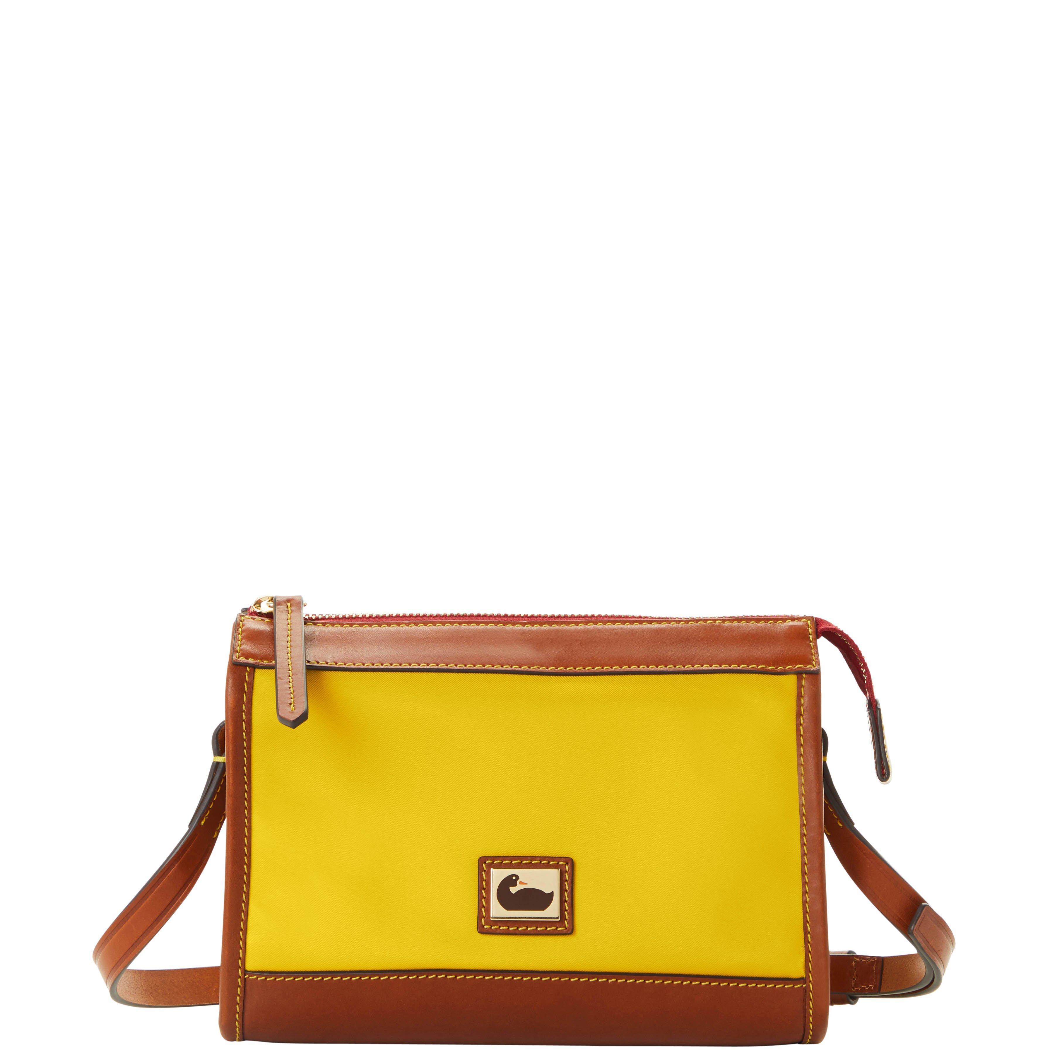 Dooney & Bourke Wayfarer Zip Crossbody in Yellow Lyst