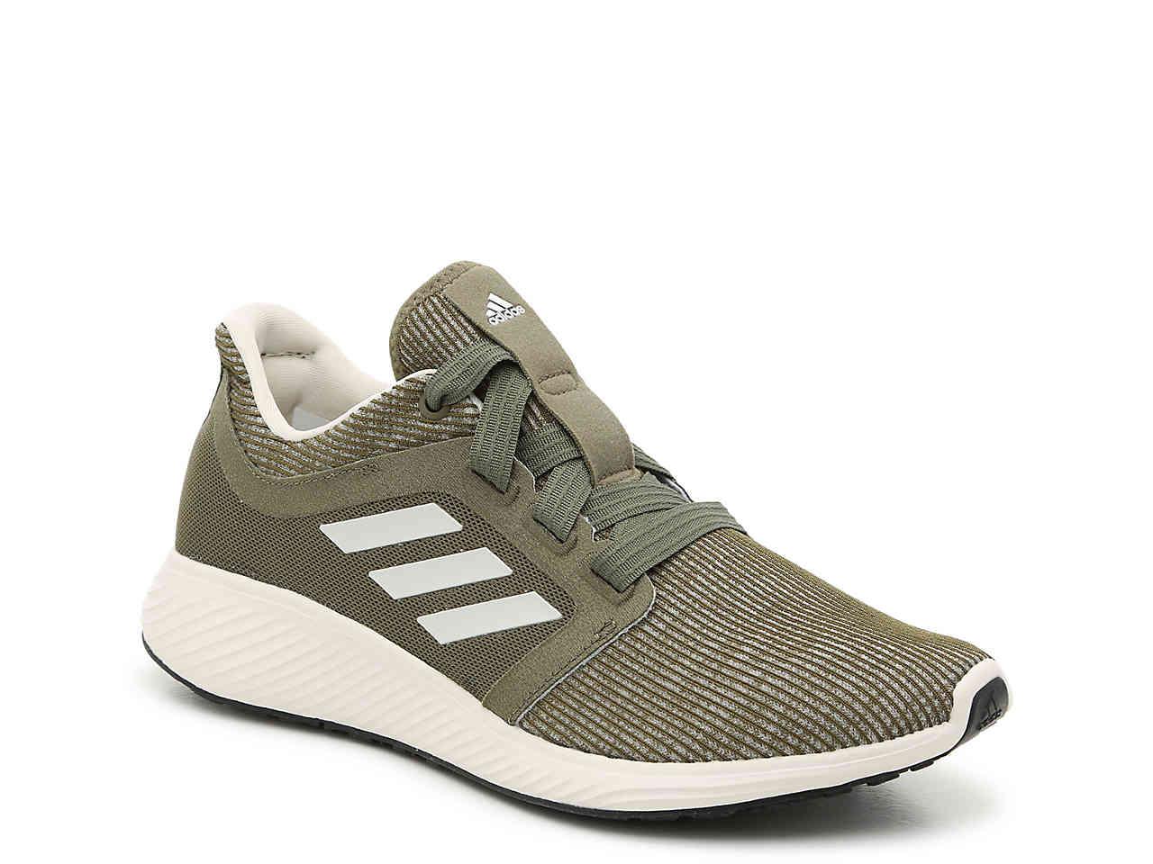 Adidas Rubber Edge Lux 3 Lightweight Running Shoe In Olive Green Green