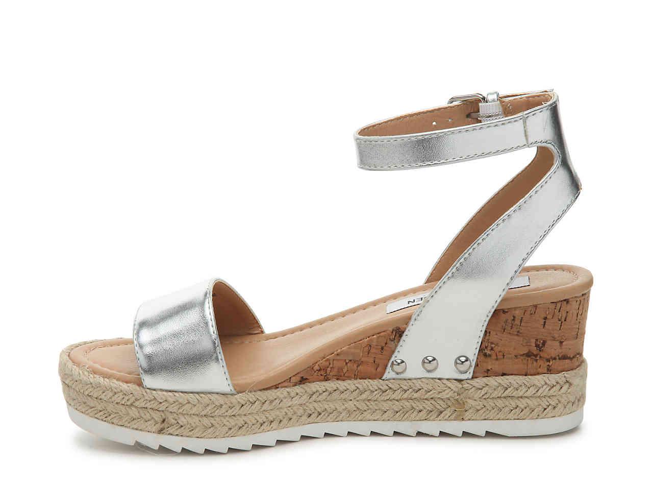 jill metallic leather wedge