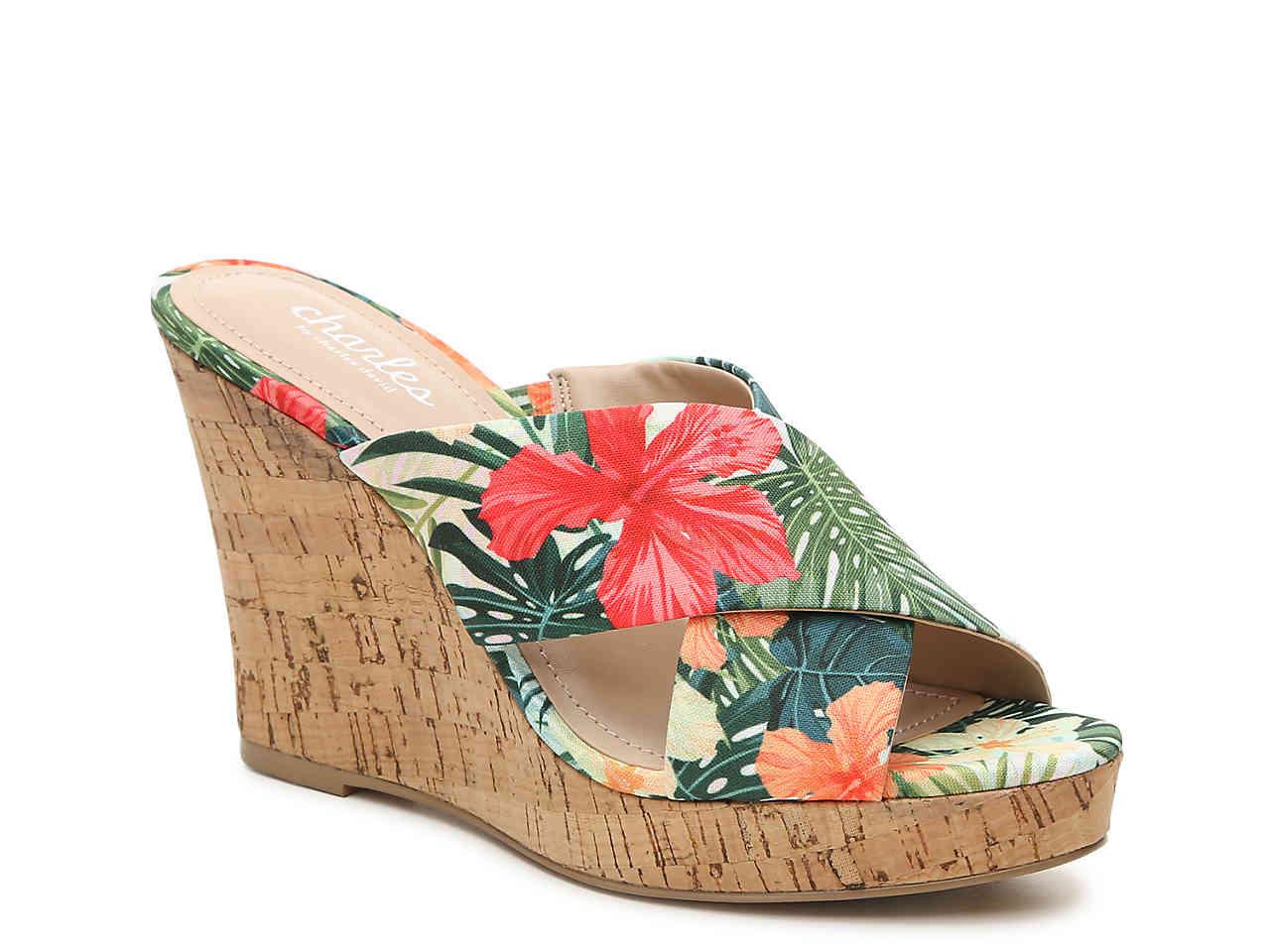 Lyst Charles David Latrice Wedge Sandal View Fullscreen