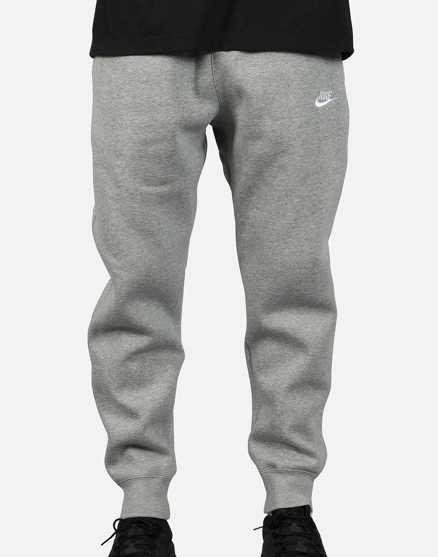 grey nike fleece joggers