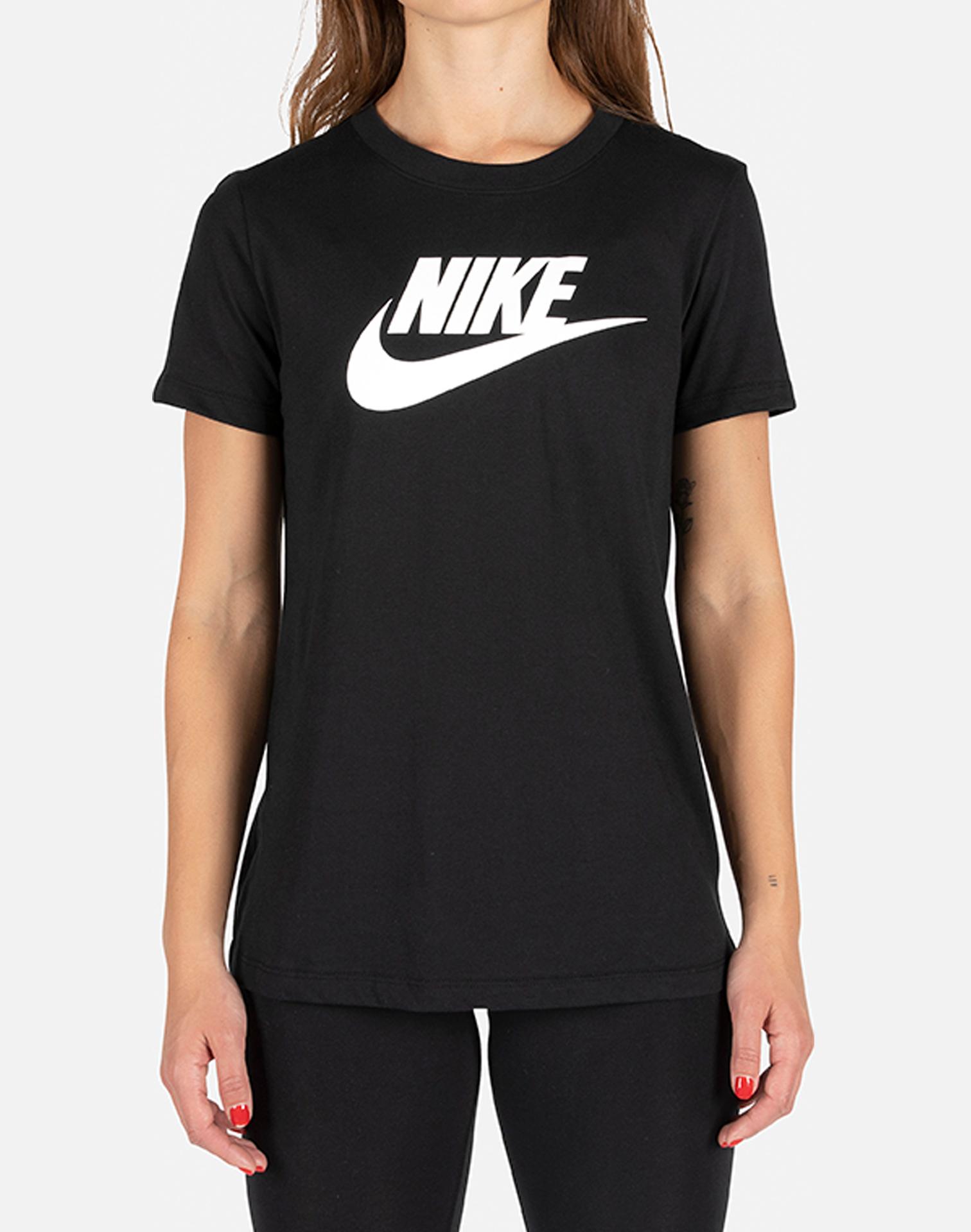 Nike Essential Icon Futura T-shirt in Black/White (Black) - Lyst