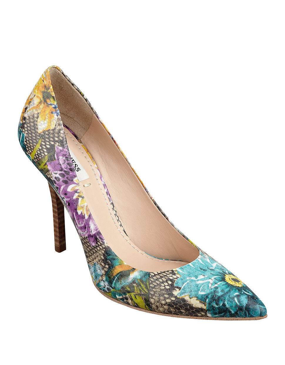Guess Plasmas Pointed-Toe Pumps in Multicolor (FLORAL) | Lyst