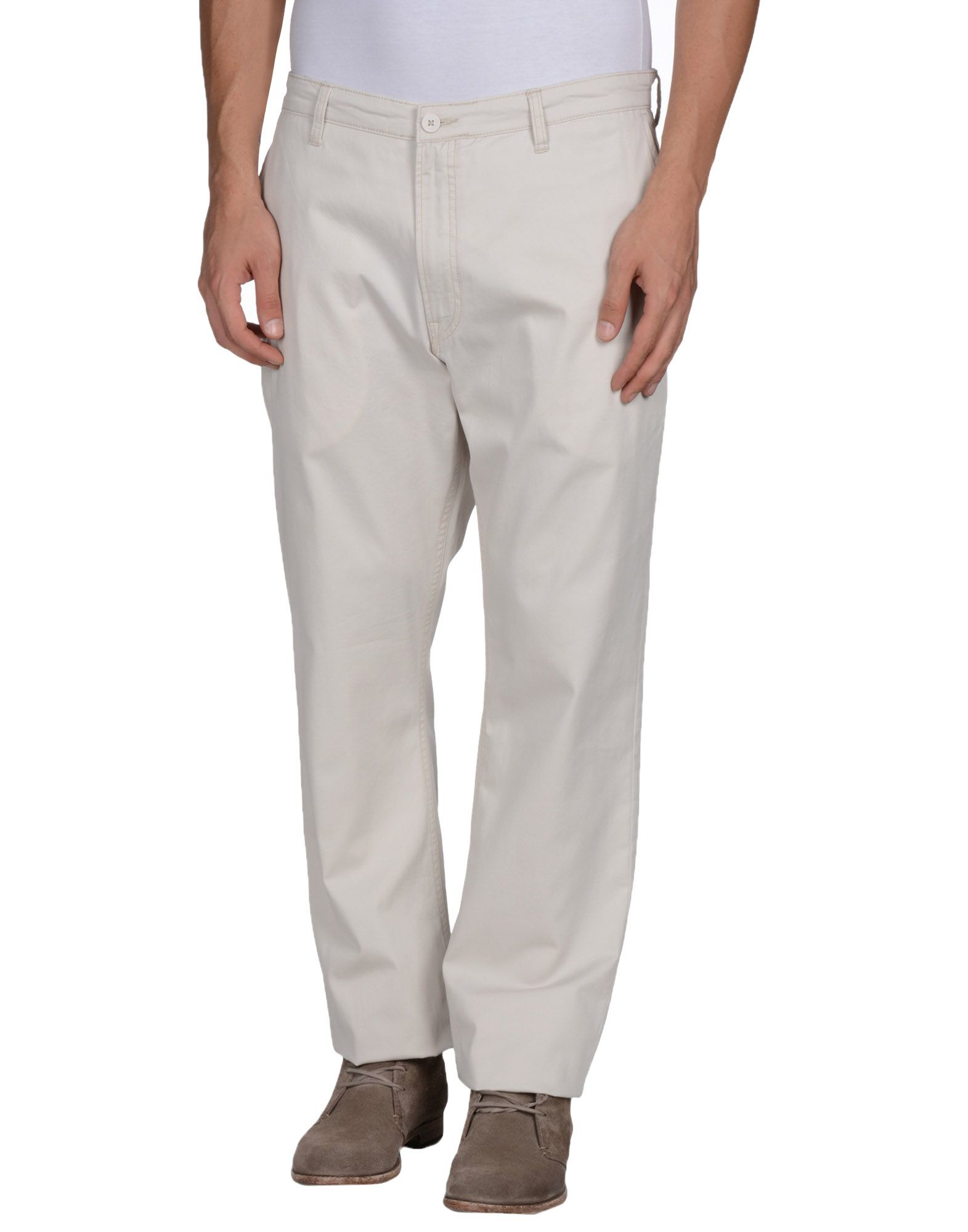Lyst - Lee jeans Casual Trouser in White for Men