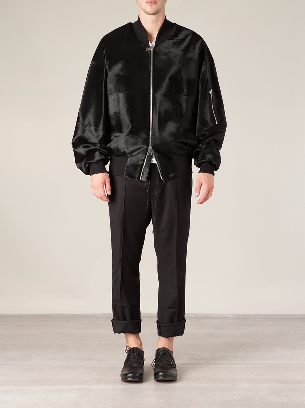 Lyst Juun J iOversized Bomber Jacketi in Black for Men