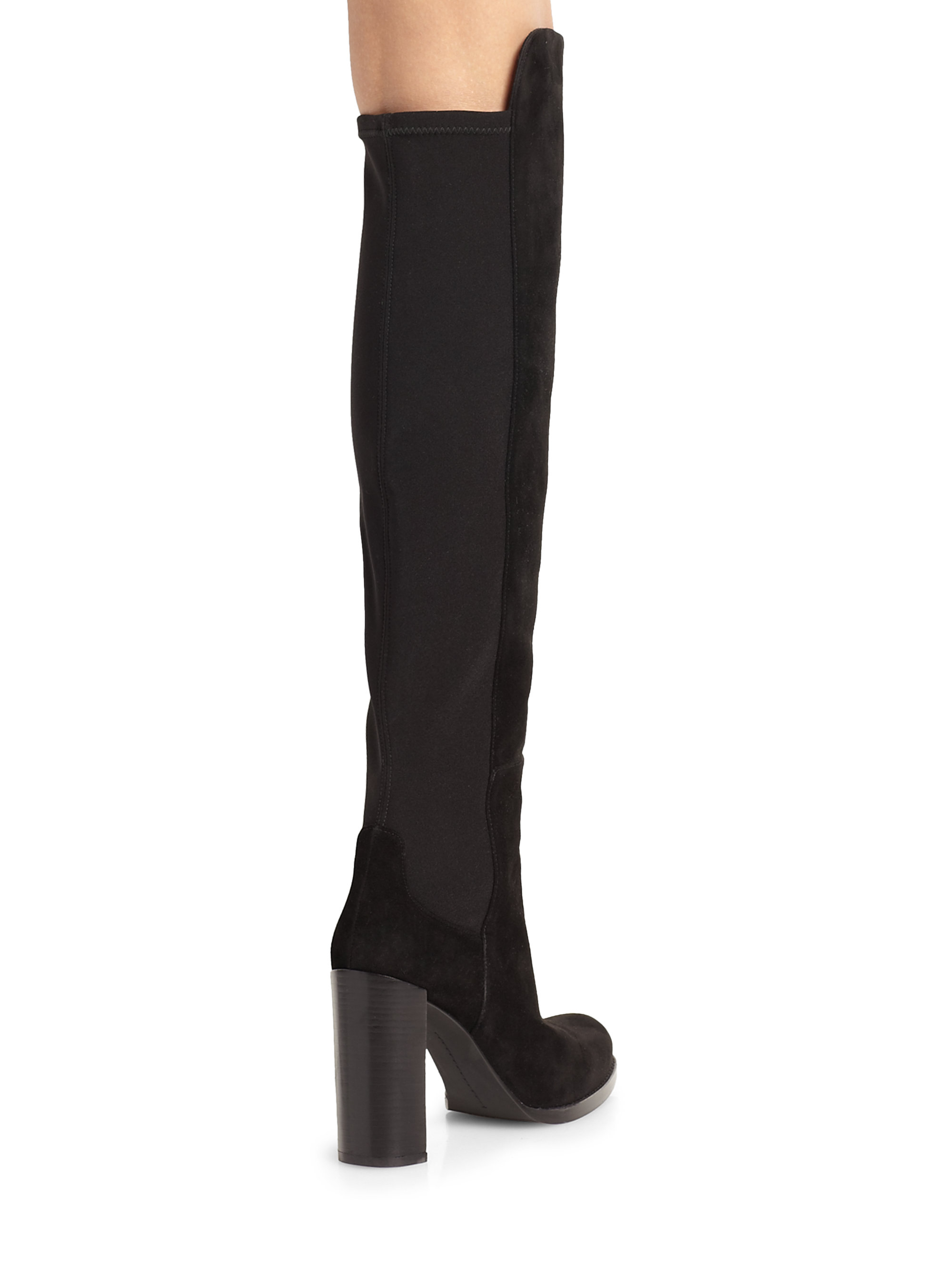 suede calf boots