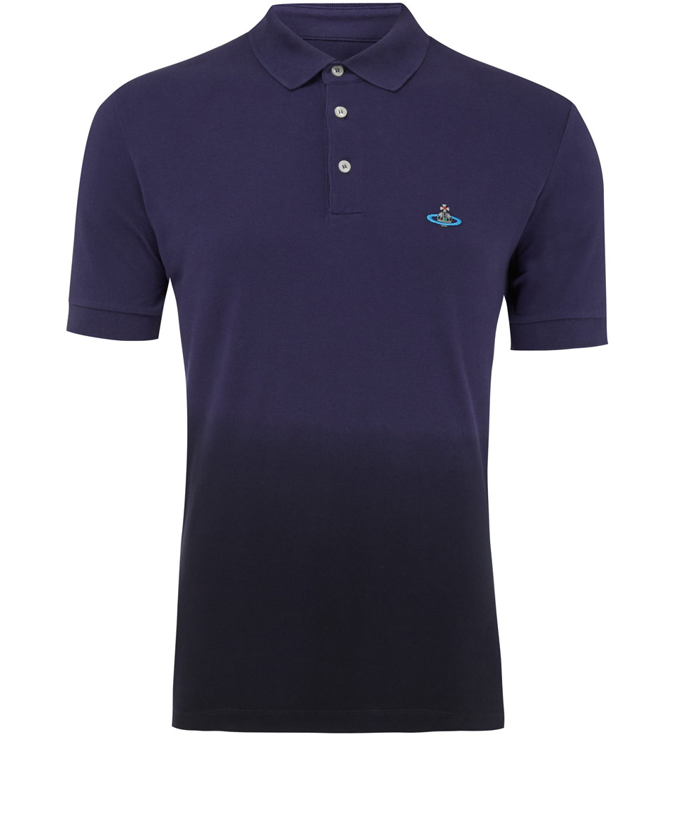 vivienne westwood navy polo shirt