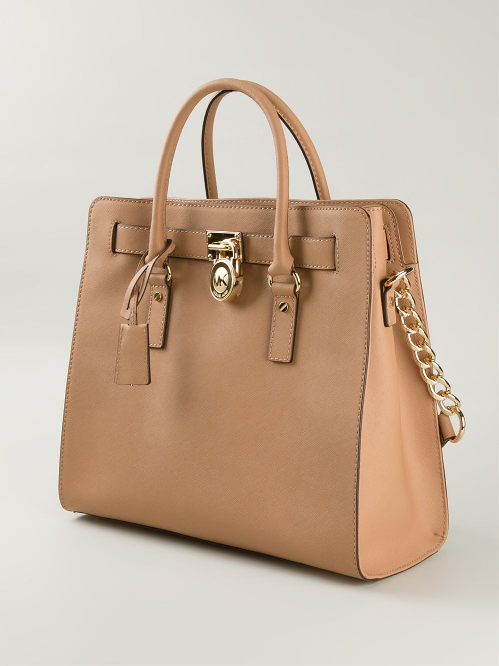 Michael kors hamilton beige sale