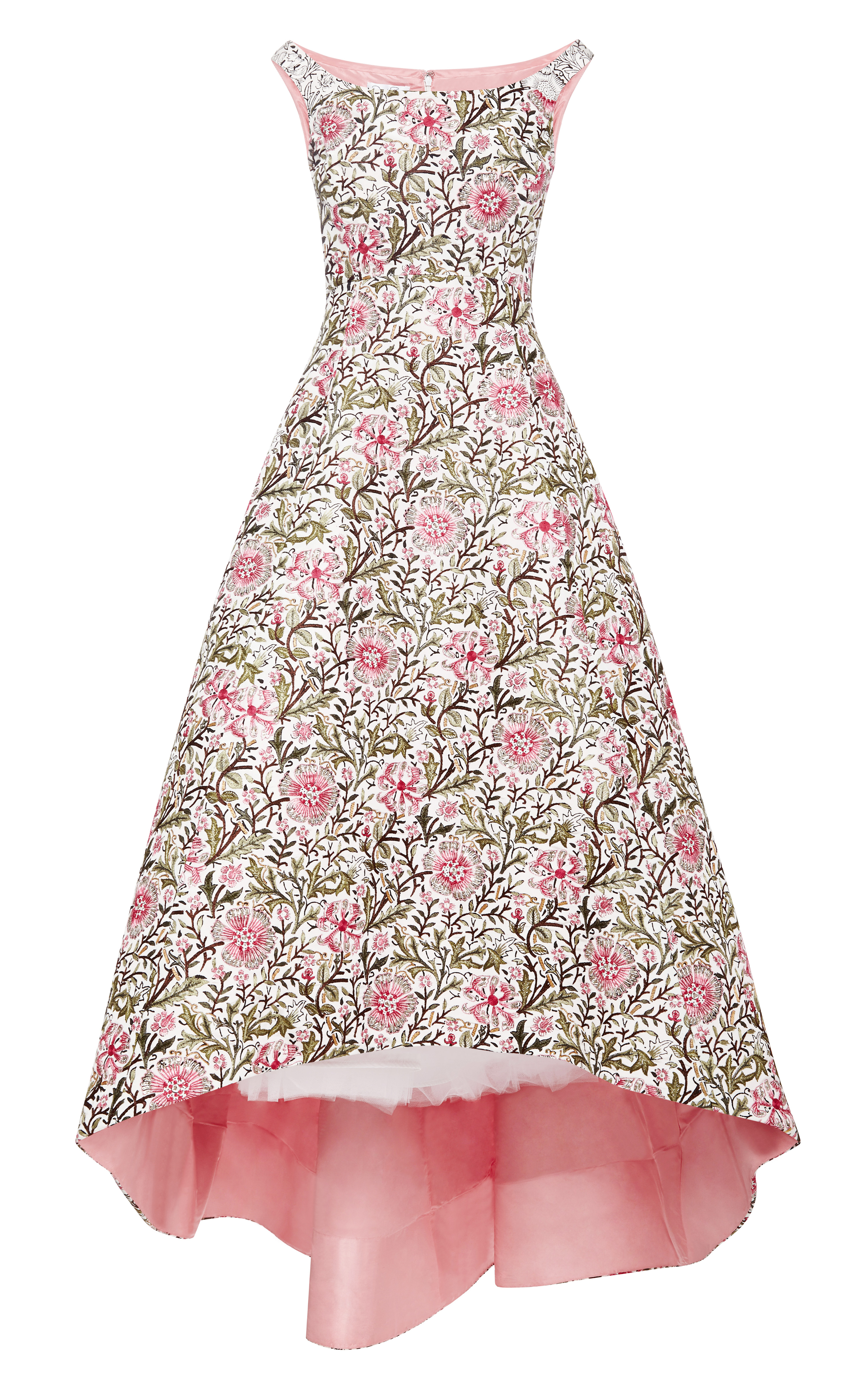 oscar de la renta floral gown