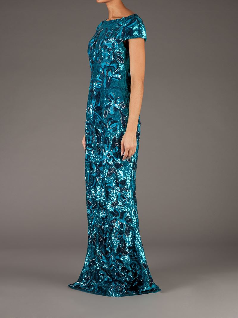 zuhair murad light blue gown