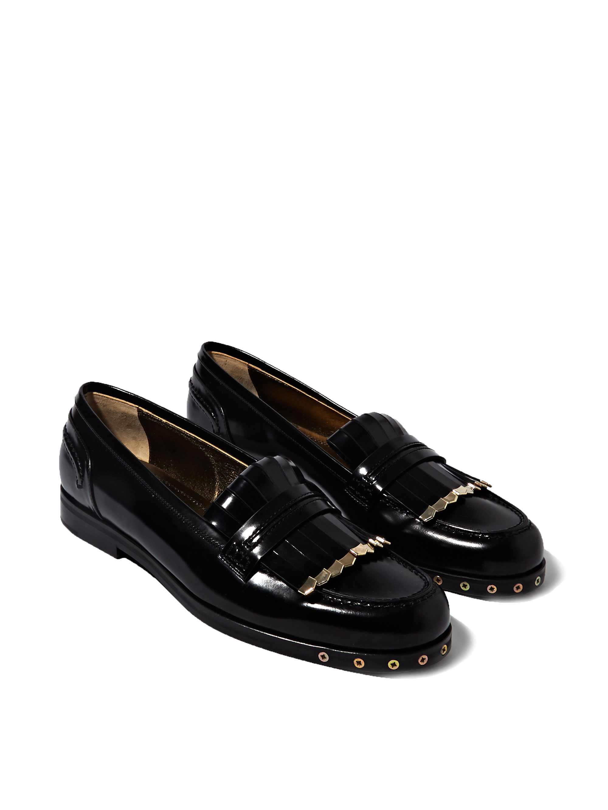 Lyst - Lanvin Womens Loafer Shoes in Black