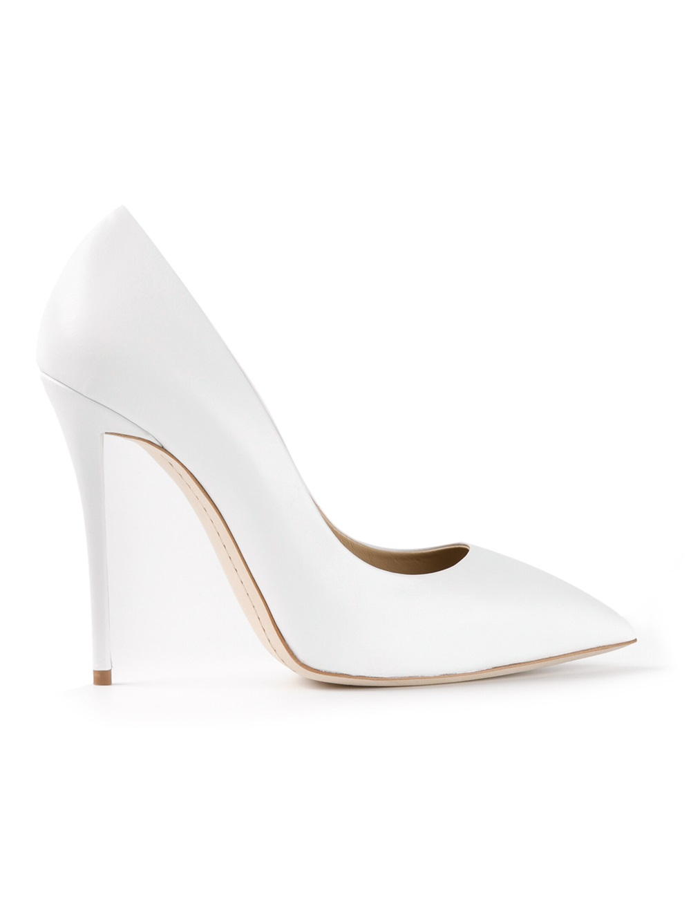 Giuseppe Zanotti Pointed Toe Pumps in White | Lyst