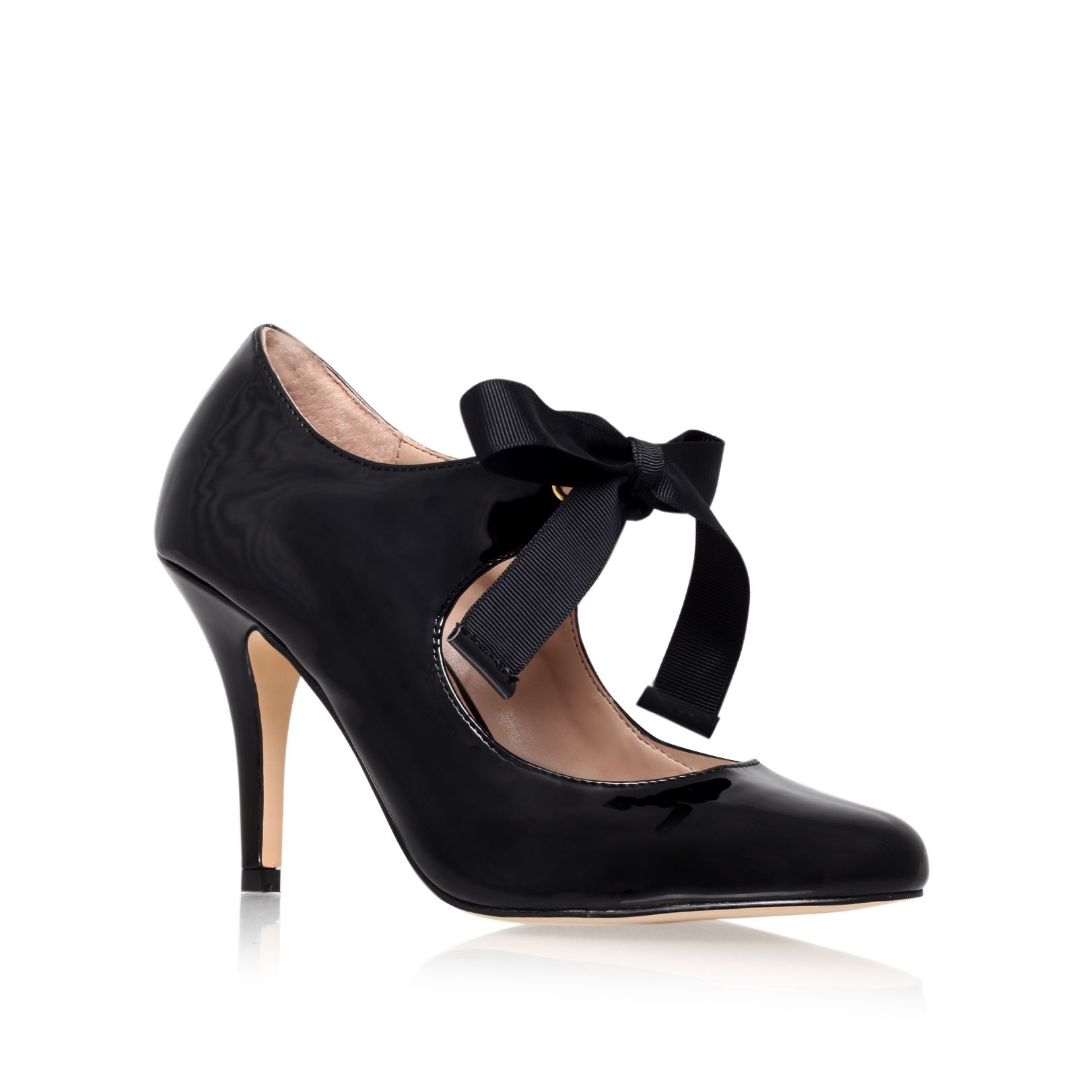 Carvela kurt geiger Katrina Ribbon Tie Court Shoe in Black Carvela kurt geiger Katrina Ribbon Tie Court Shoe in Black