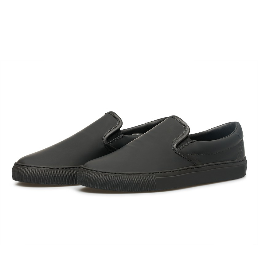 Diemme Garda Leather Slip-On Sneakers in Black for Men | Lyst