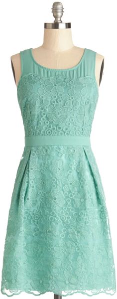 Modcloth Sprigs Of Spring Dress in Green (Mint) | Lyst