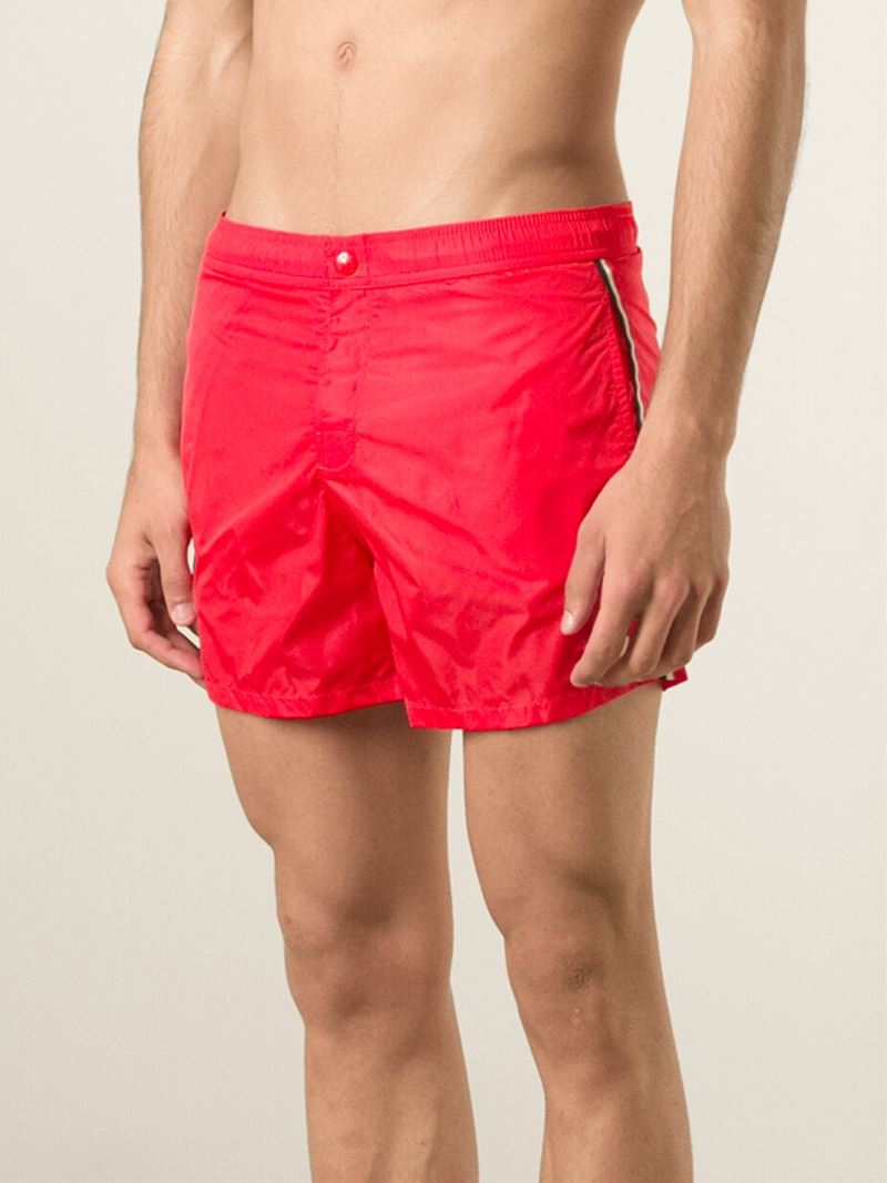 moncler red swim shorts moncler red swim shorts