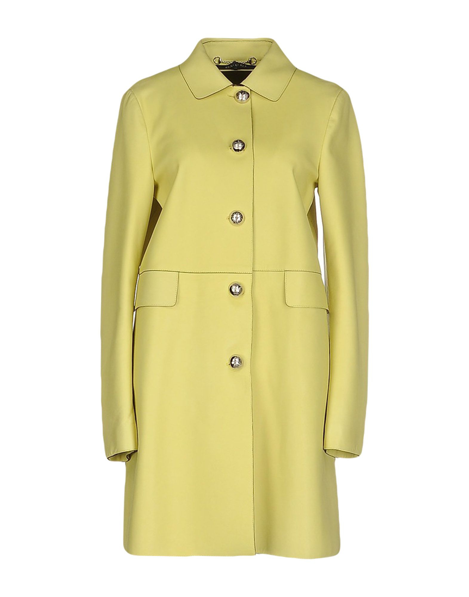 Gucci Fulllength Jacket in Yellow (Light yellow) Lyst