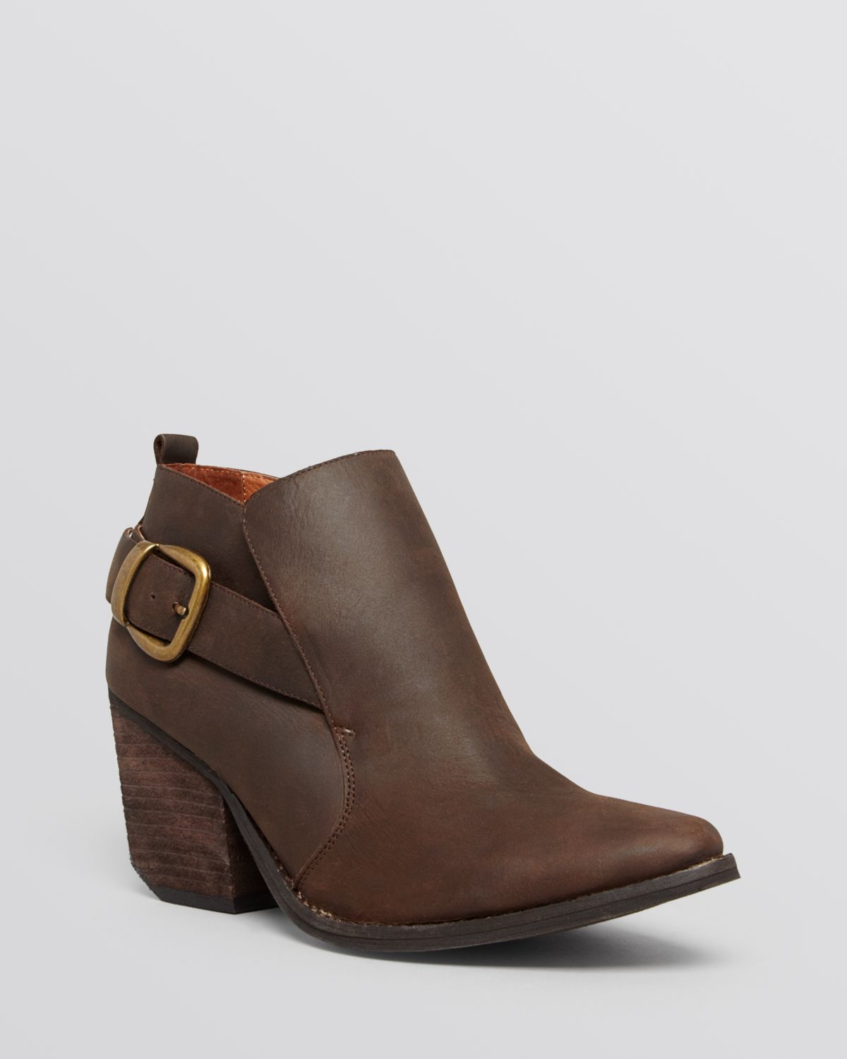 Jeffrey Campbell Pointed Toe Booties Jonas In Brown | Lyst