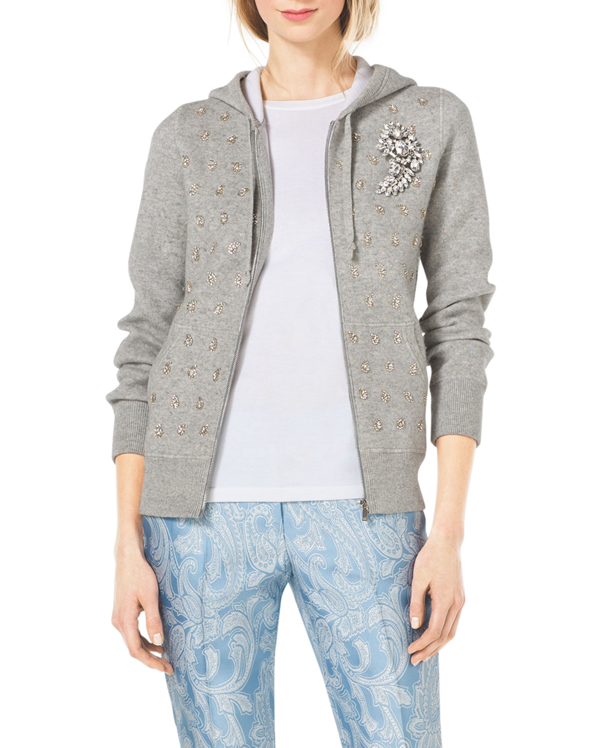 michael kors white sweatshirt