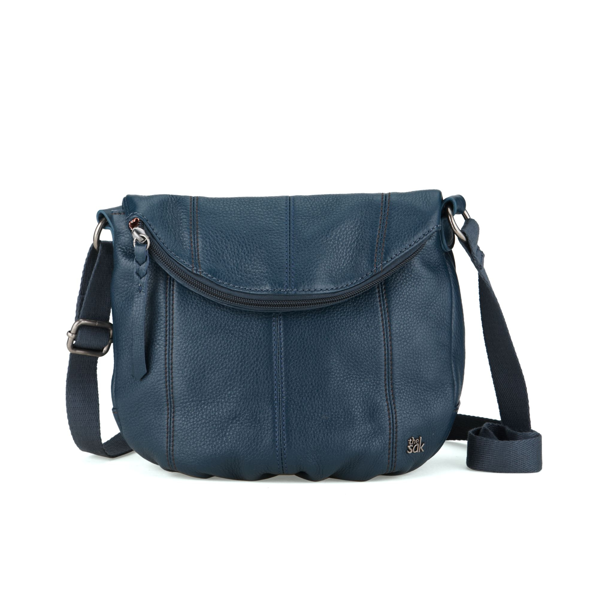 Lyst The Sak Deena Leather Flap Crossbody in Blue