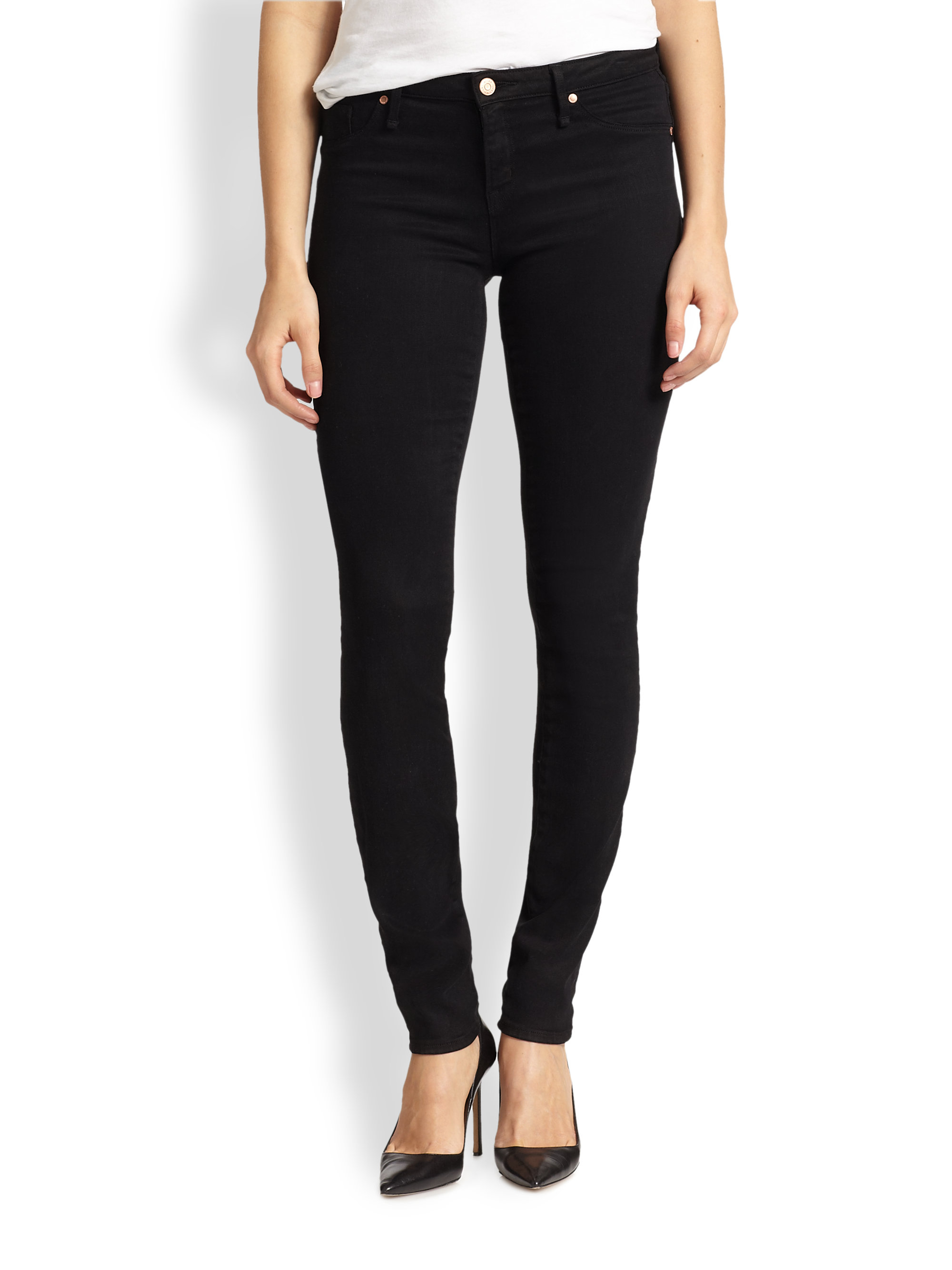Lyst - Marc By Marc Jacobs Stick Midrise Jeans in Black