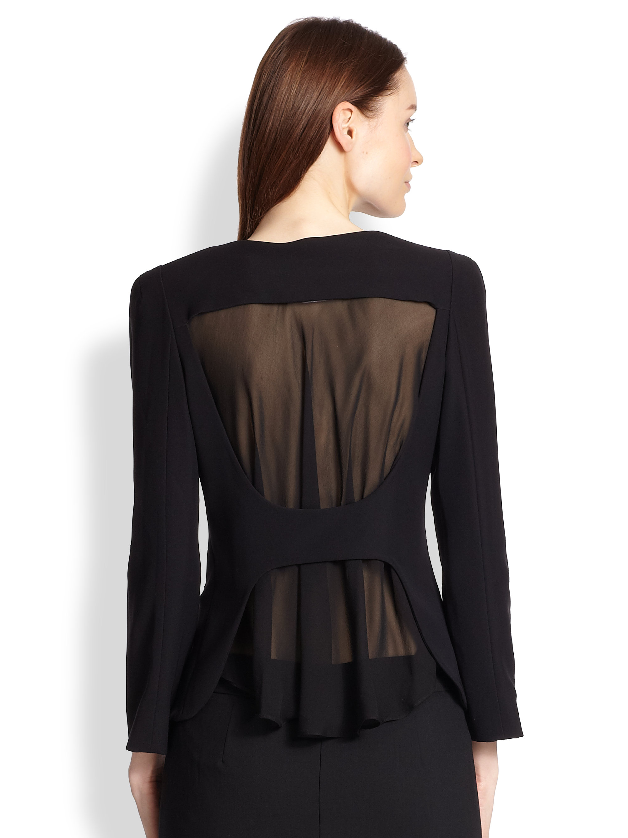 Discover more than 159 black sheer jacket for dress super hot ...