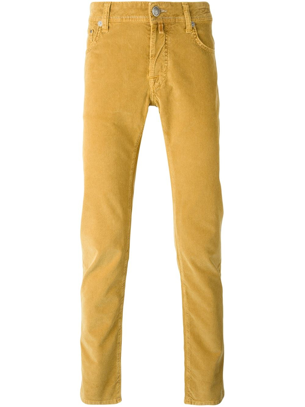 yellow corduroy trousers